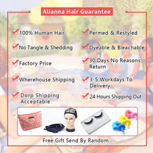 Load image into Gallery viewer, Alianna Loose Deep Wave Wig 30 Inch Lace Front Wig Pre Plucked Brazilian Lace Front Human Hair Wigs Long 5x5 Lace Closure Wig
