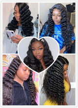 Load image into Gallery viewer, Alianna Loose Deep Wave Wig 30 Inch Lace Front Wig Pre Plucked Brazilian Lace Front Human Hair Wigs Long 5x5 Lace Closure Wig
