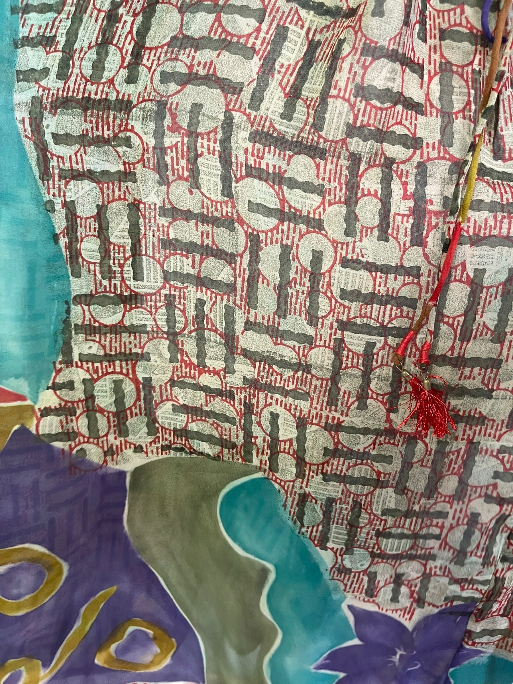 PRG6784 Sheer Avatar Pure Silk Maxi Kaftan