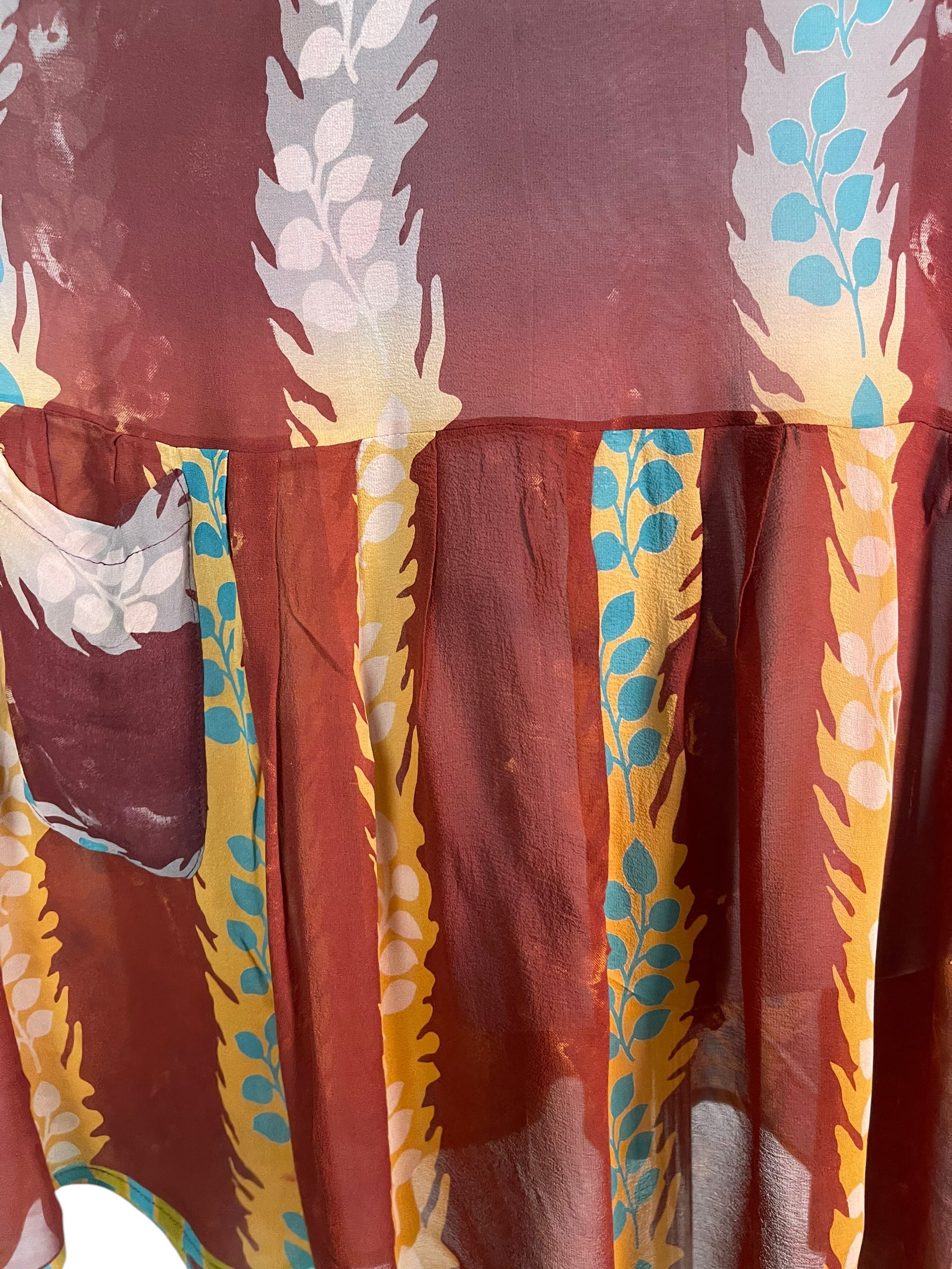 FINAL SALE PRG5900 Sheer Avatar Pure Silk Boxy Babydoll Dress