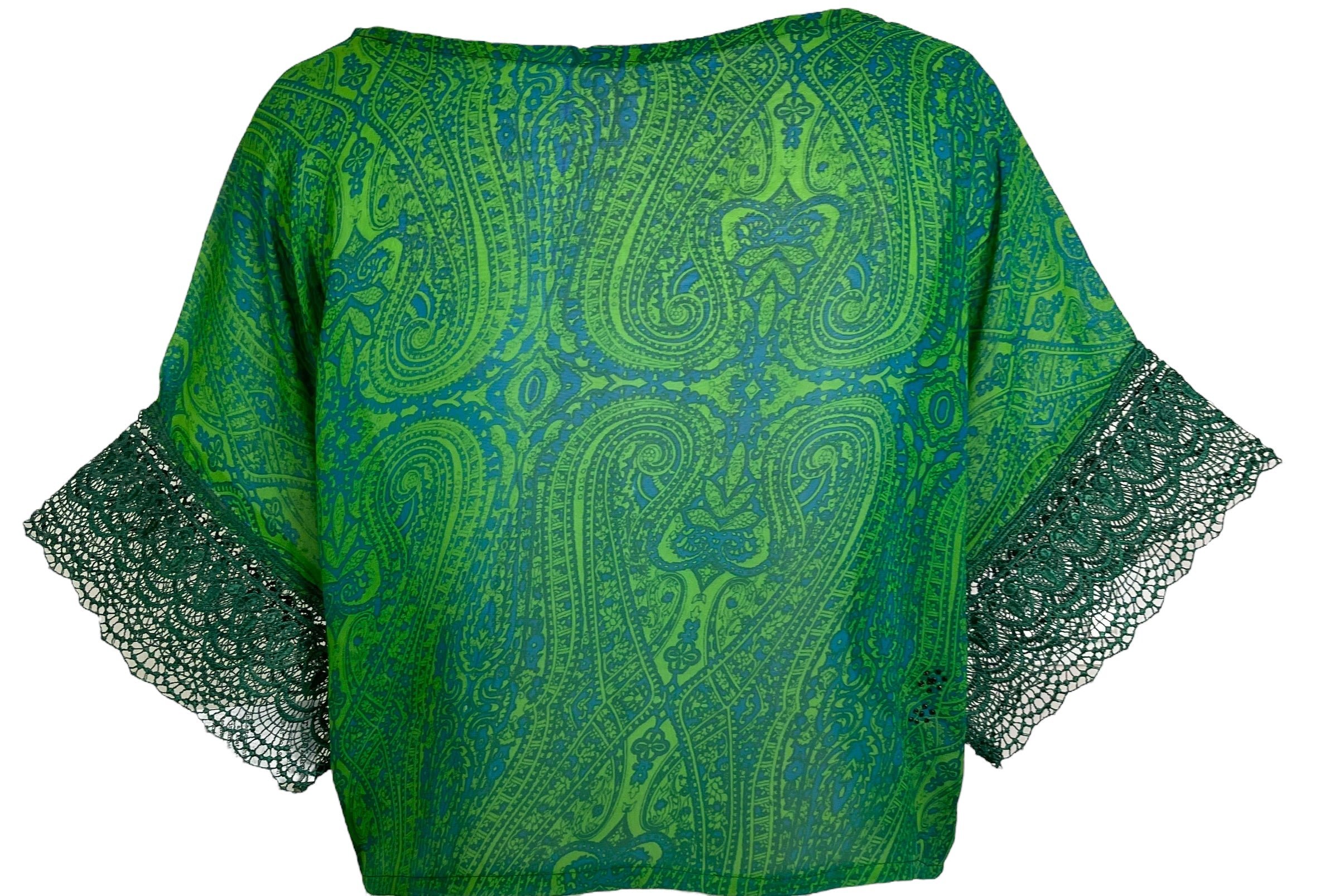 PRG6032 Sheer Avatar Pure Silk Boxy Top