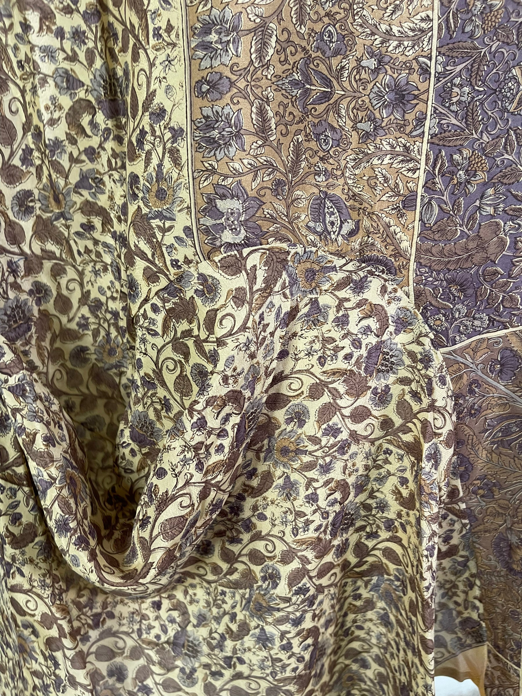 PRC6067 Avatar Pure Silk Self Pocket Tunic Dress