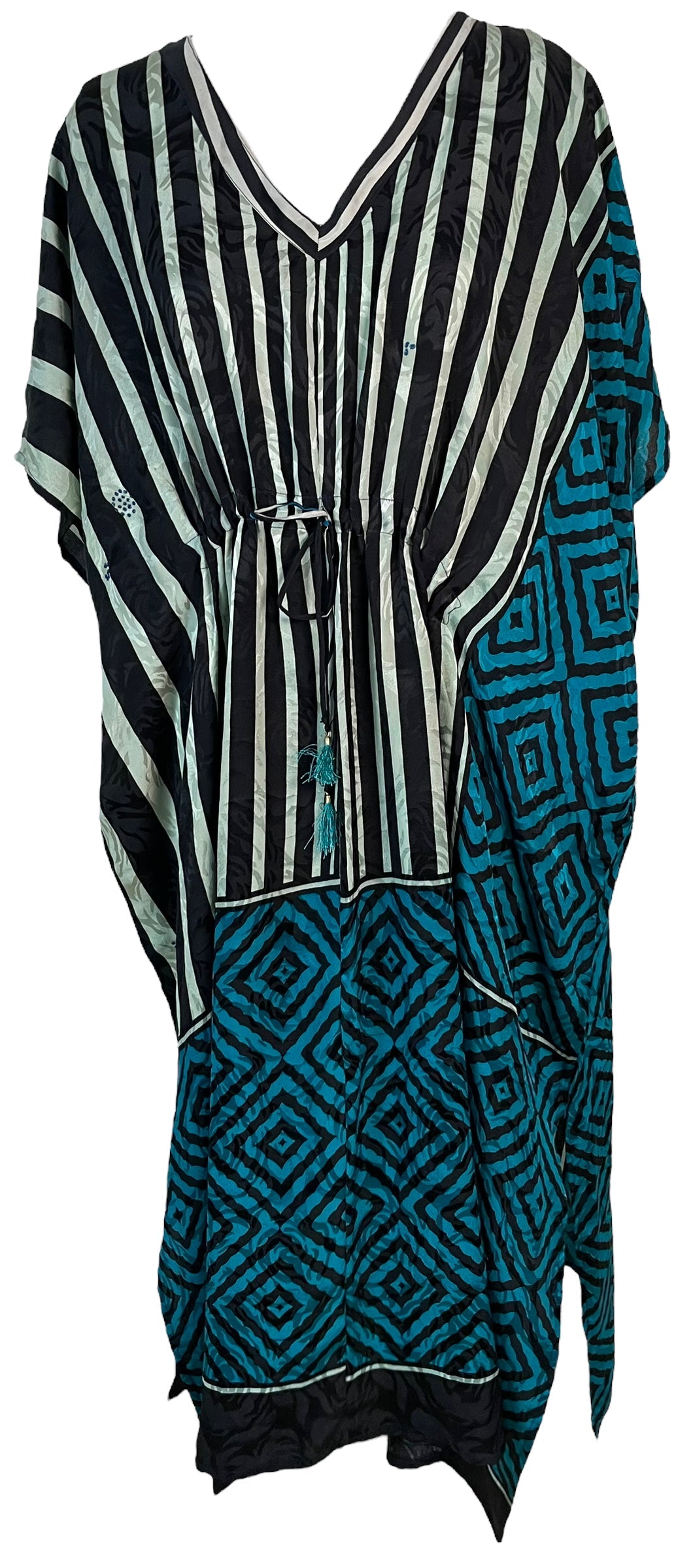 PRC6392 Avatar Pure Silk Maxi Kaftan