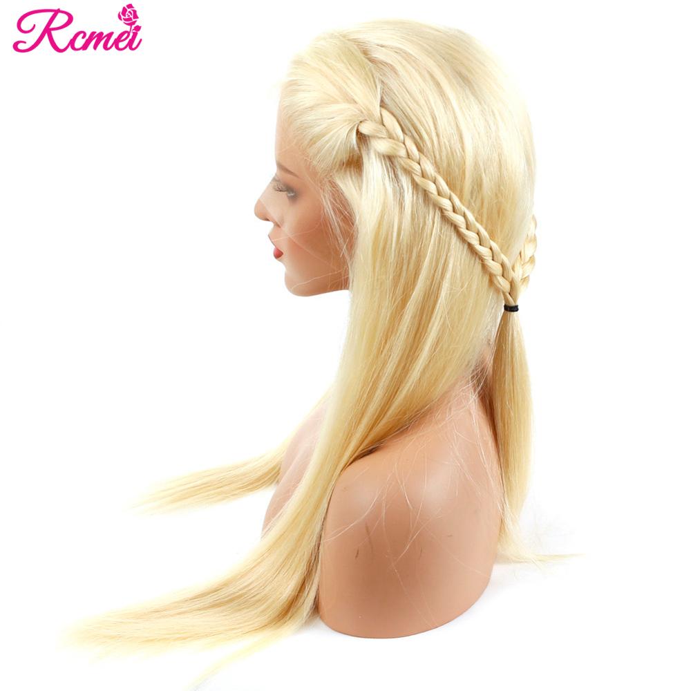 150 Density Blonde HD Lace Front Wigs Straight Transparent With Baby Hair Brazilian Remy