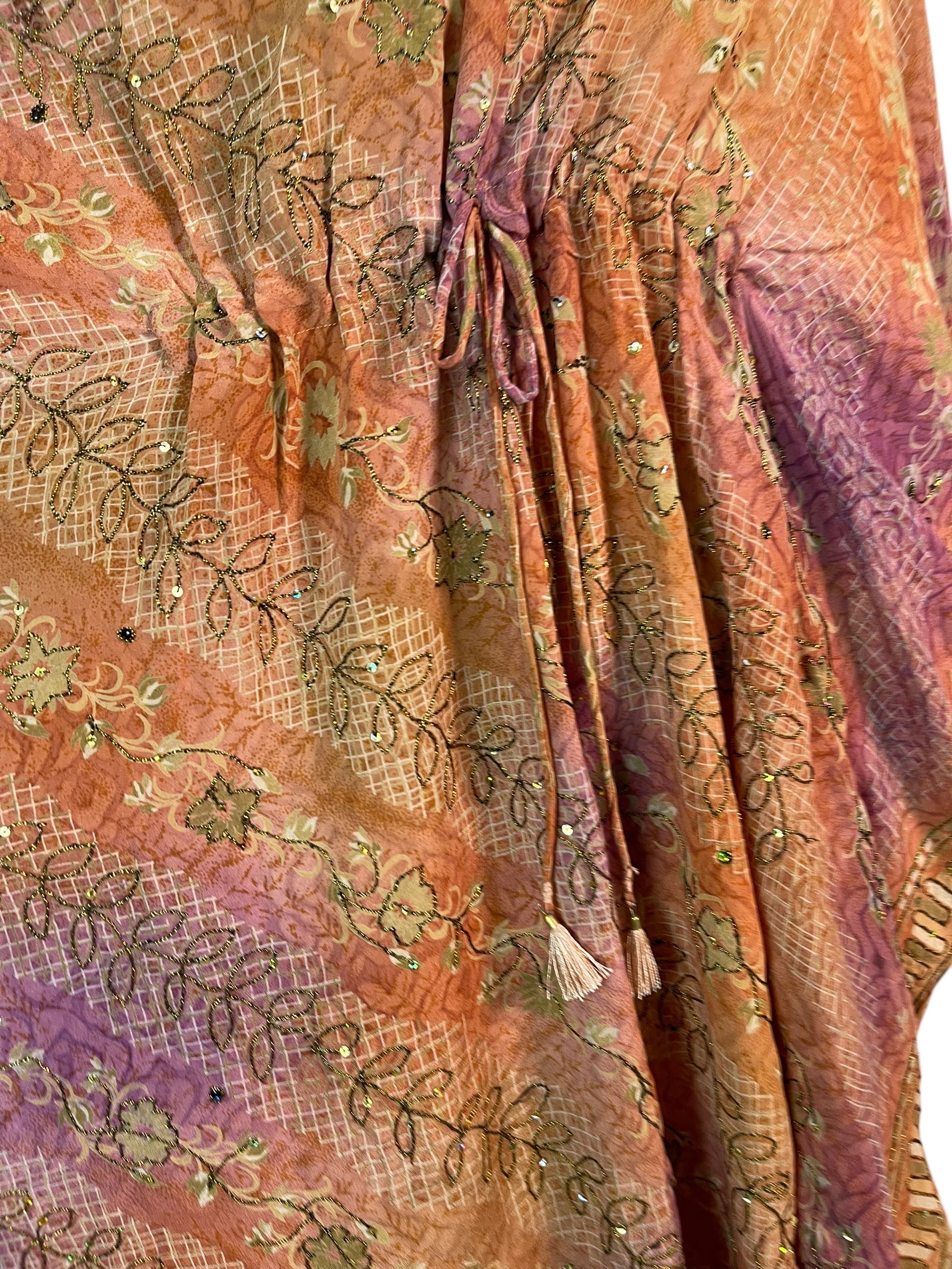 PRC6401 Avatar Pure Silk Maxi Kaftan