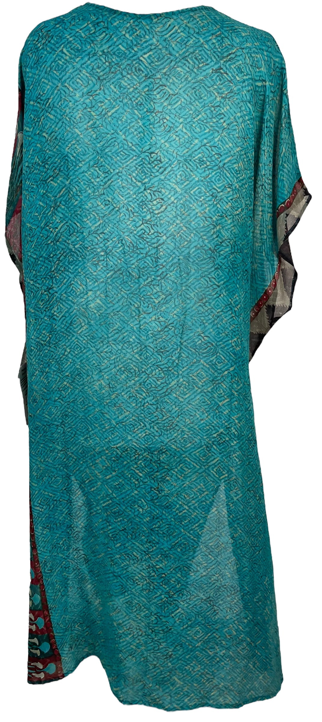 PRG6378 Sheer Avatar Pure Silk Maxi Kaftan