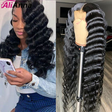 Load image into Gallery viewer, Alianna Loose Deep Wave Wig 30 Inch Lace Front Wig Pre Plucked Brazilian Lace Front Human Hair Wigs Long 5x5 Lace Closure Wig

