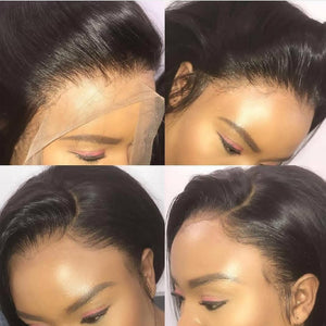 lace front human hair wigs for Black Women straight hd frontal bob wig brazilian afro short long 30 inch natural wig full