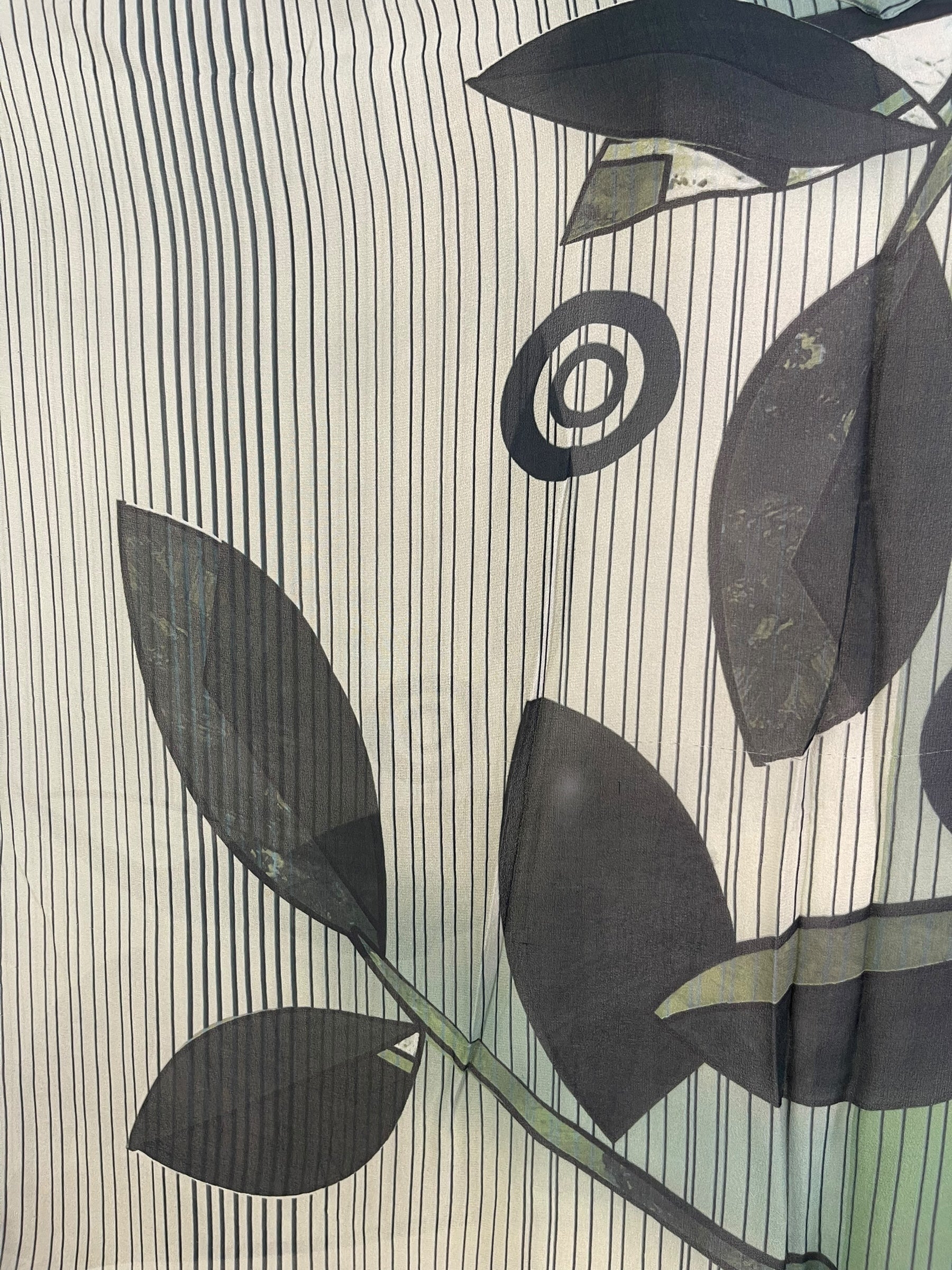 PRG7132 Sheer Avatar Pure Silk Short Kaftan Tunic without Slits