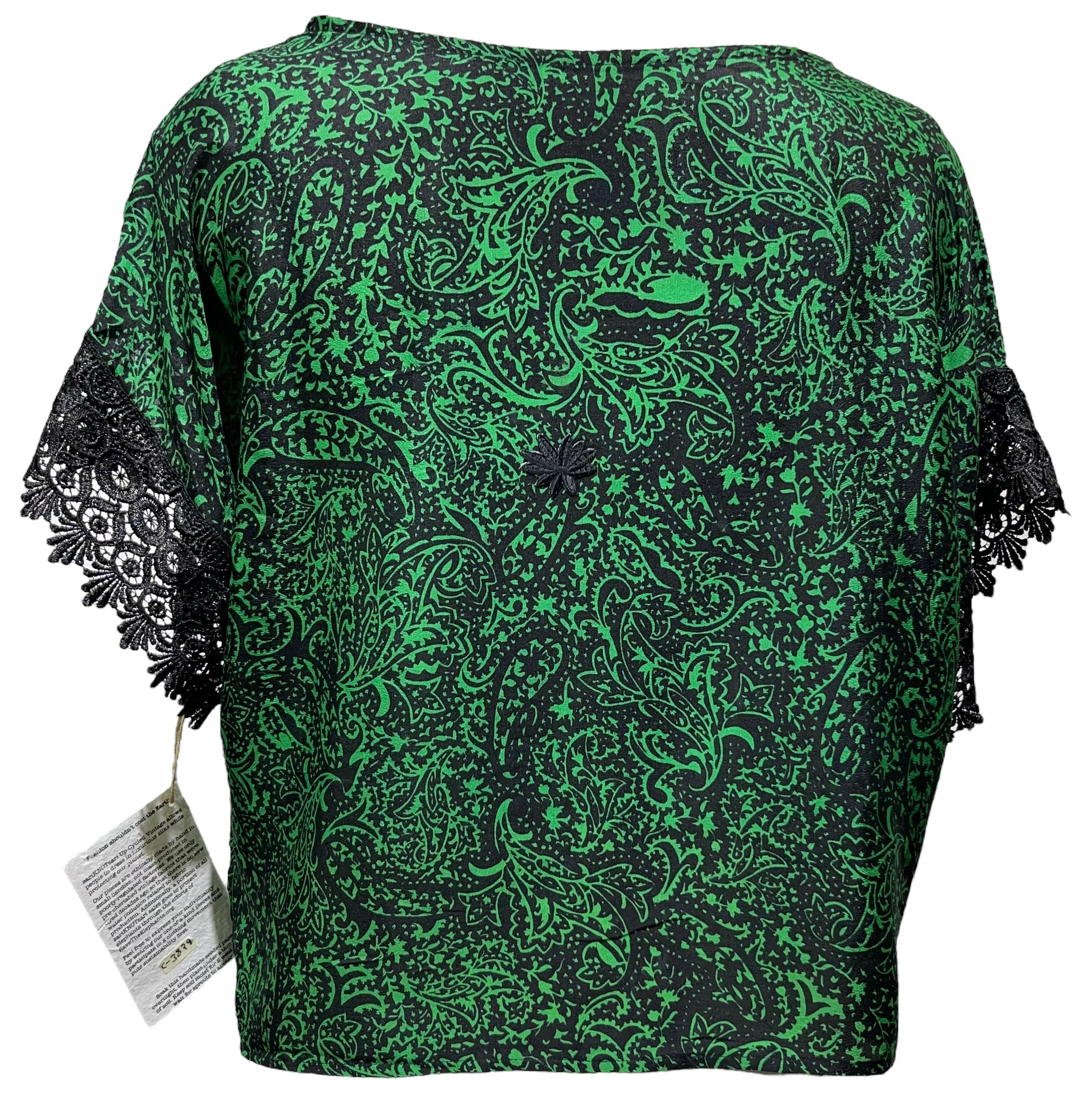 FINAL SALE PRC3829 Avatar Pure Silk Boxy Top