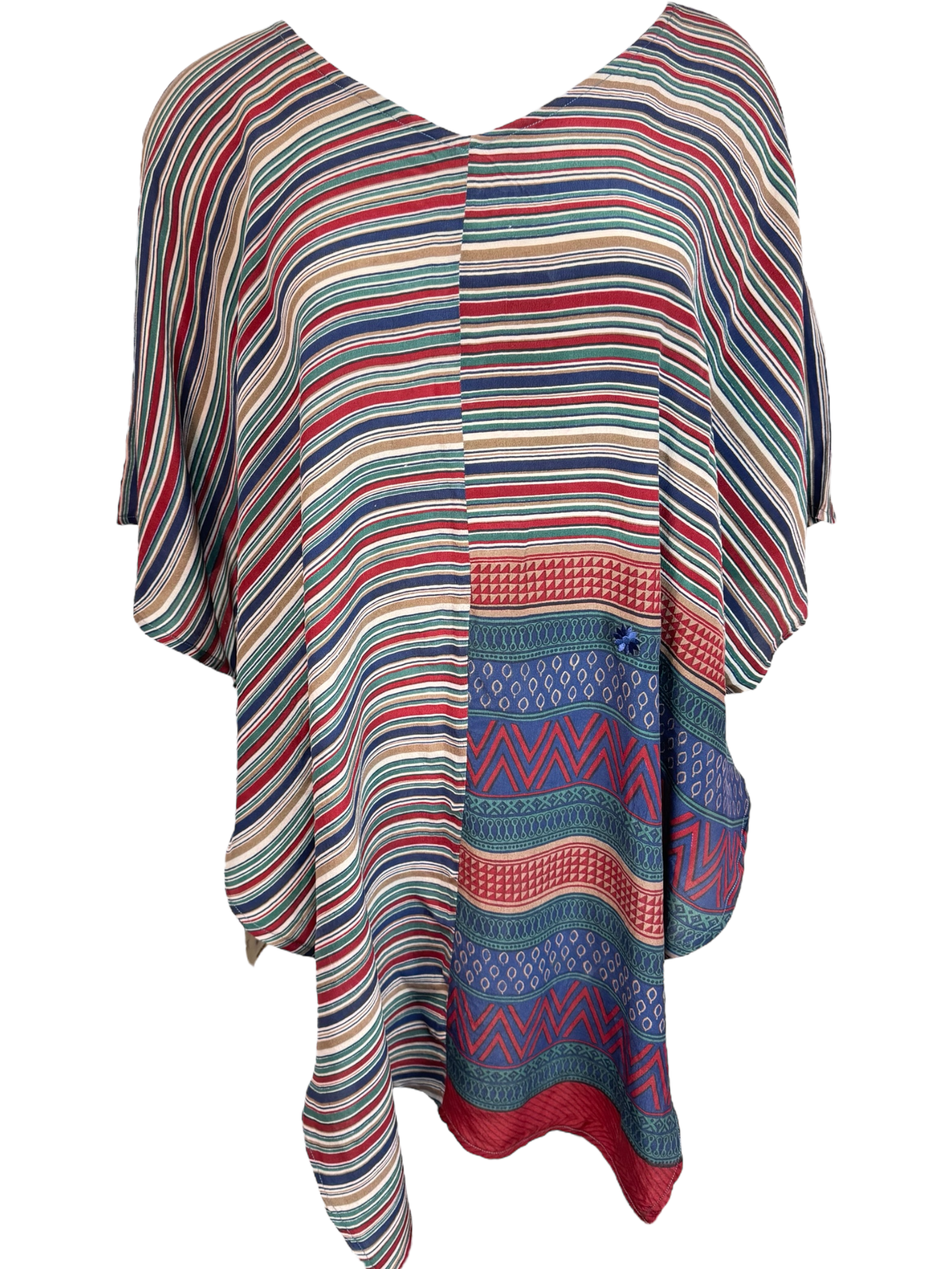 PRC6653 Avatar Pure Silk Waterfall Top