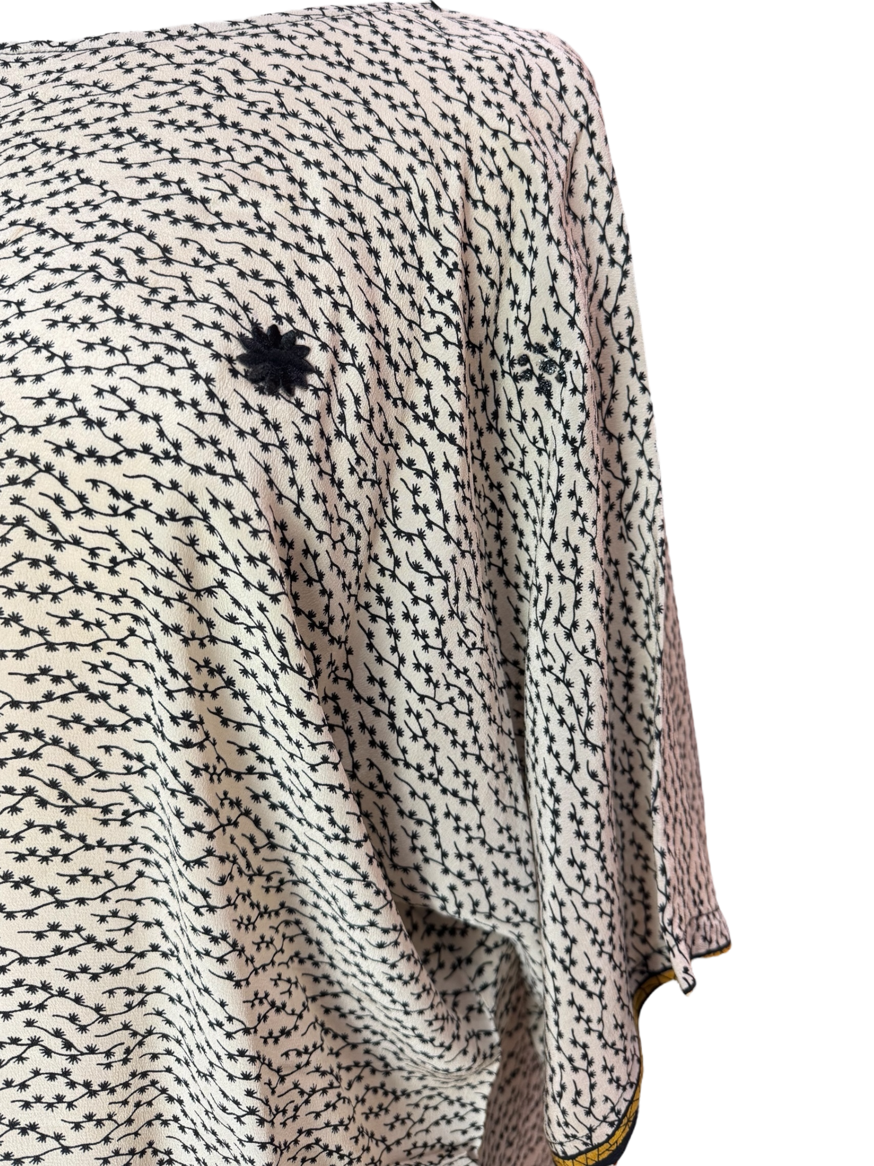 PRC6866 Avatar Pure Silk Side Slit Top