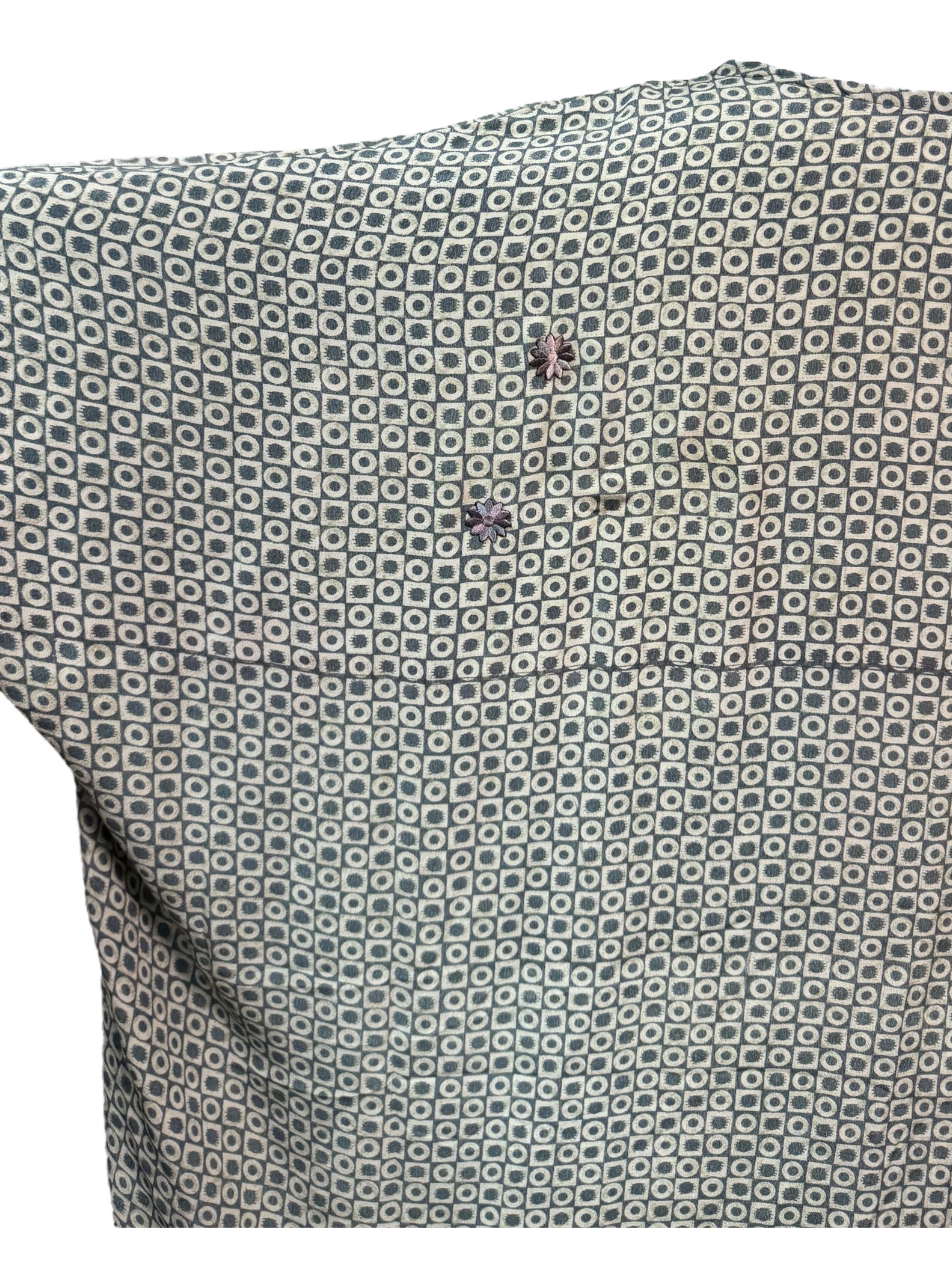 PRC7467 Avatar Pure Silk Short Kaftan Tunic with Slits