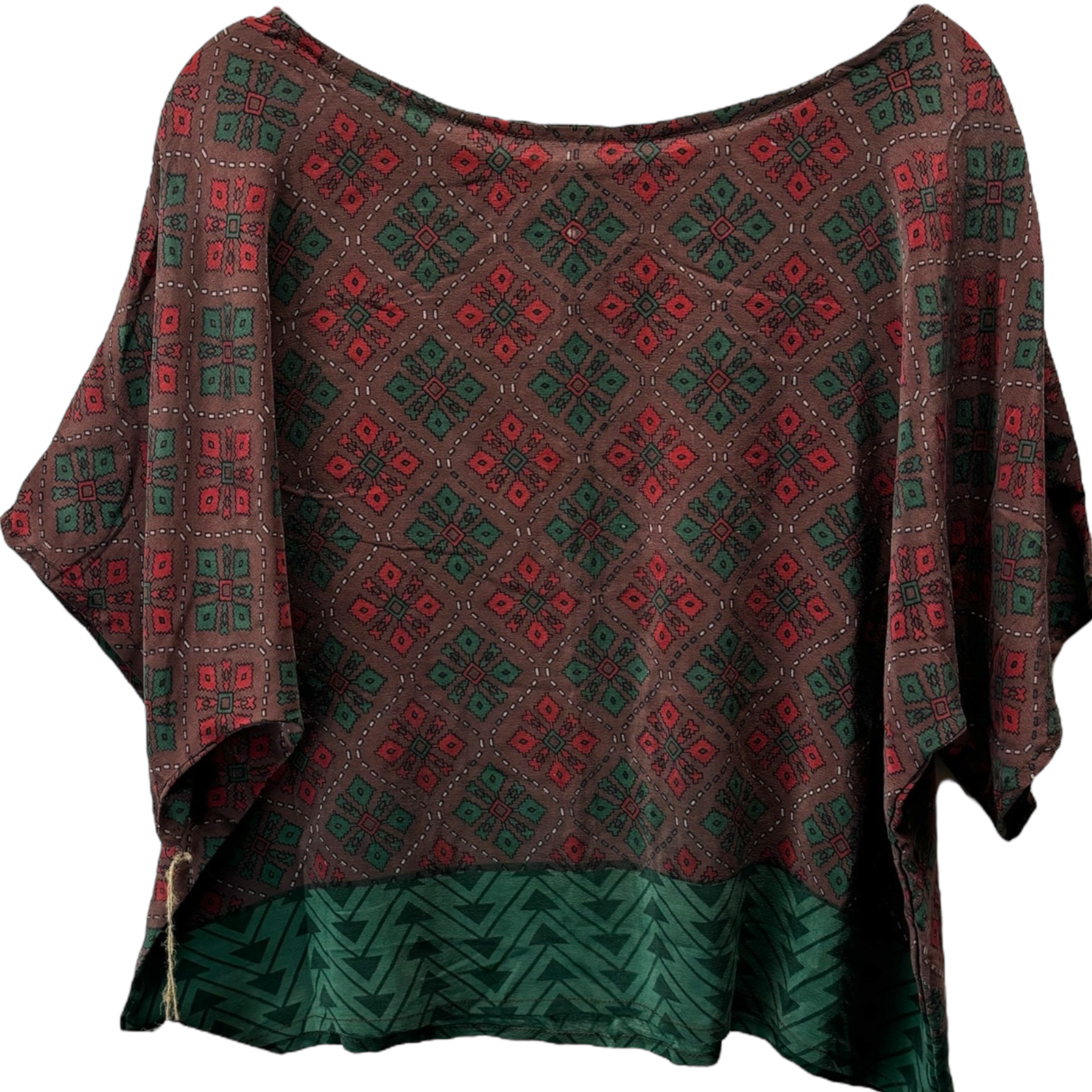 FINAL SALE PRC3748A Avatar Pure Silk Boxy Top