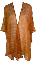 Load image into Gallery viewer, PRG6525 Sheer Avatar Pure Silk Cardigan
