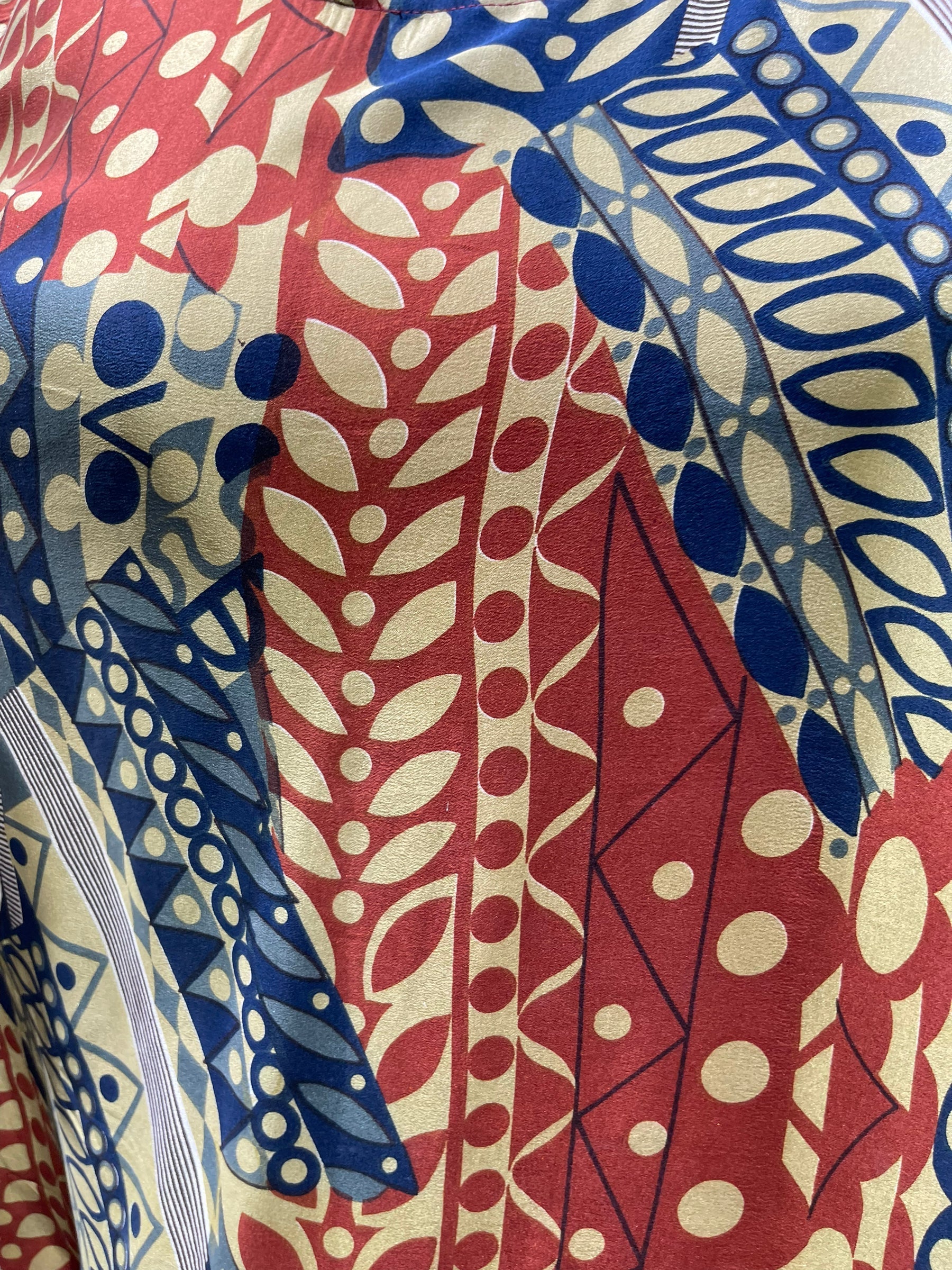 FINAL SALE PRC5490 Avatar Pure Silk Self Pocket Tunic Dress