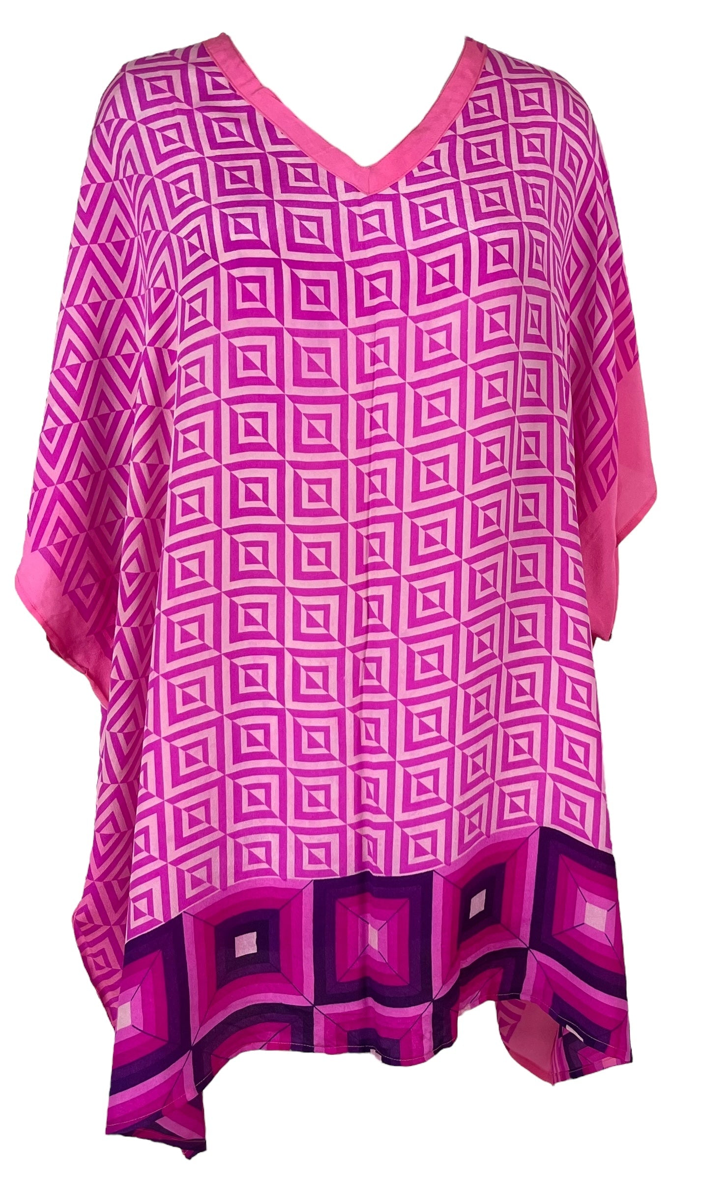 SOLD  PRC6416 Avatar Pure Silk Short Kaftan Tunic without Slits
