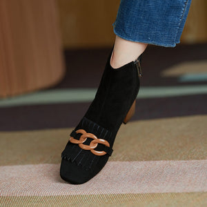 Suede Ankle Boot