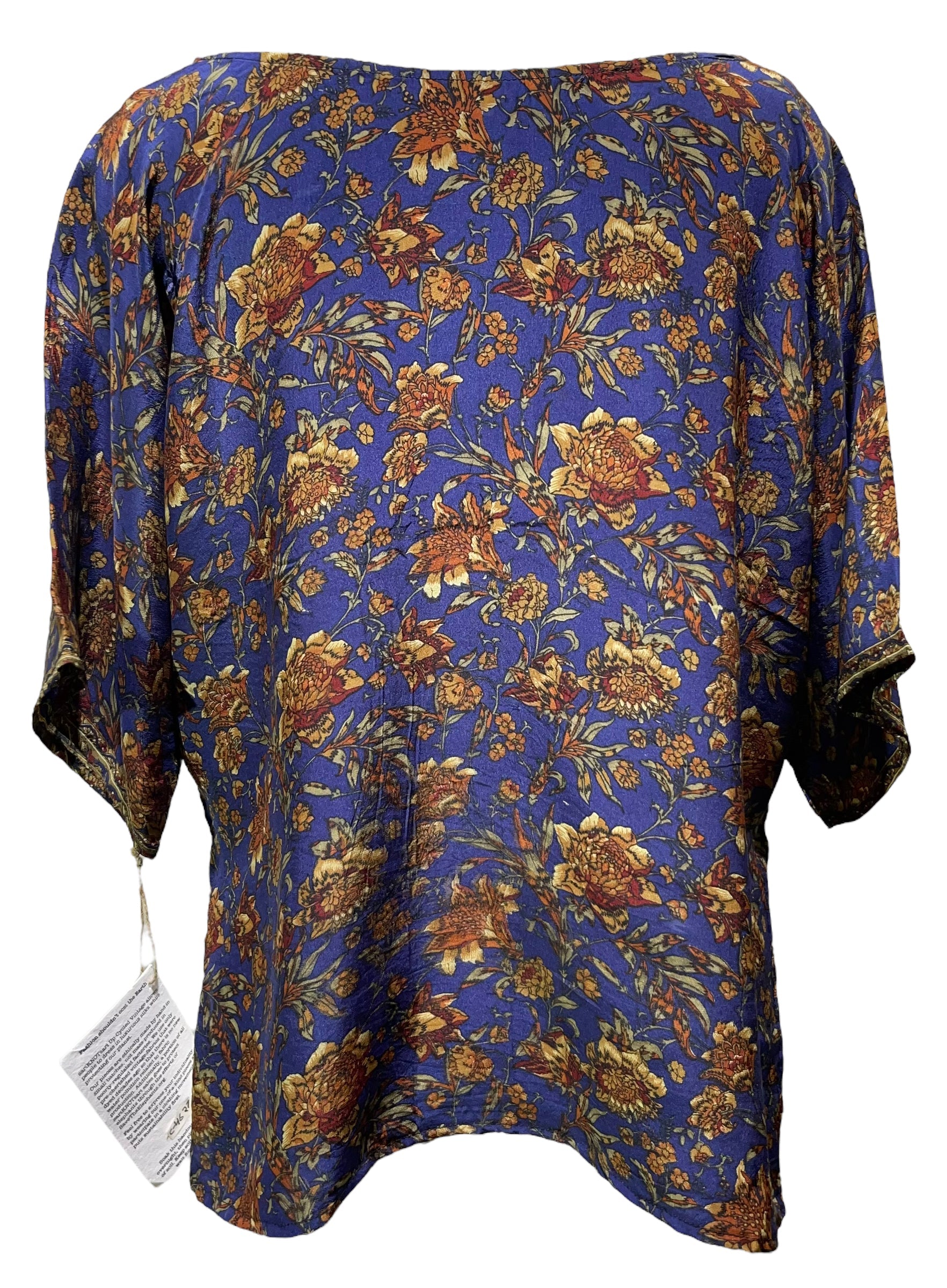 FINAL SALE PRC4627 Avatar Pure Silk Side Slit Top