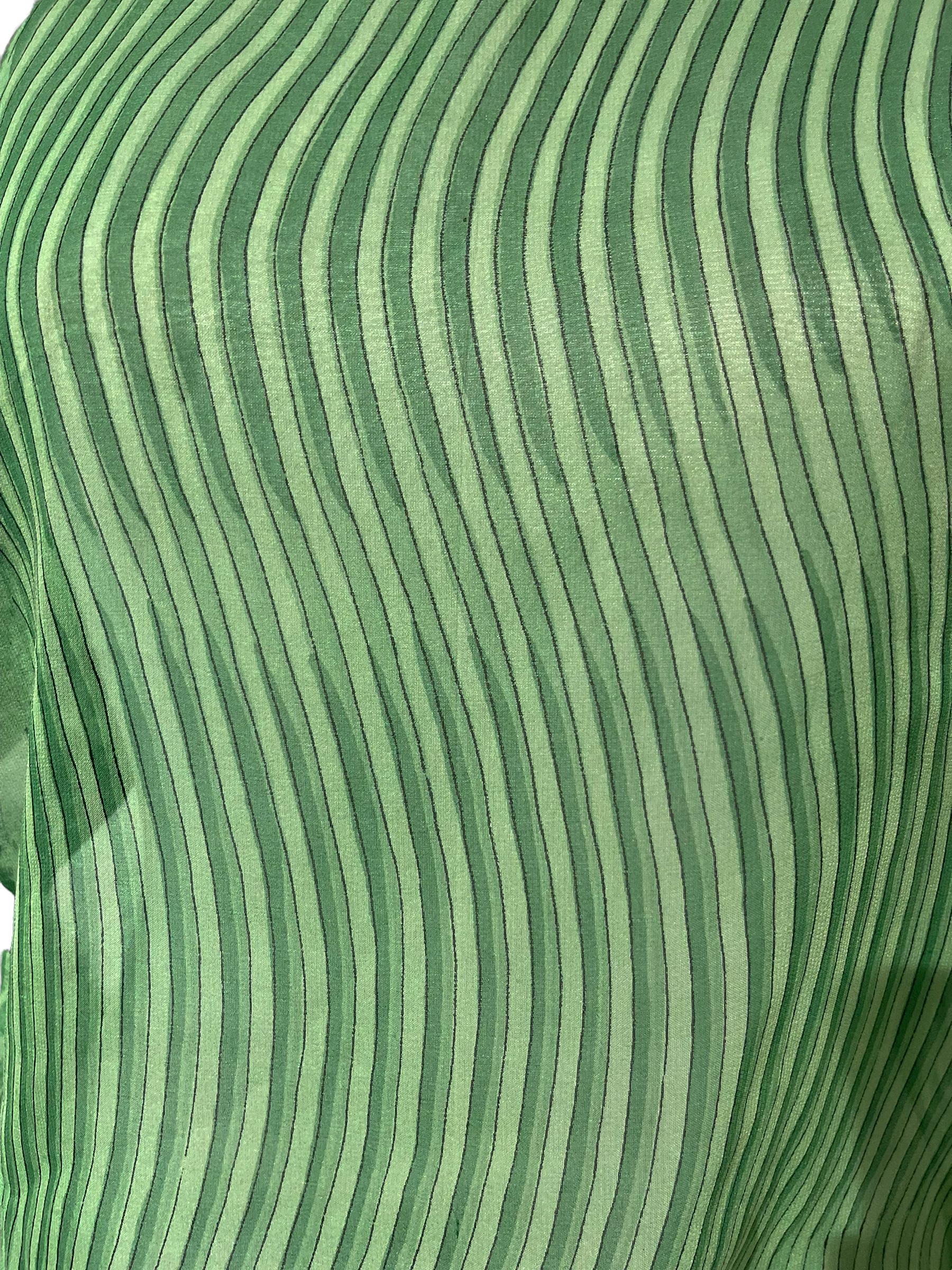 FINAL SALE PRGM1533 Hymettus Sheer Avatar Pure Silk Boxy Top