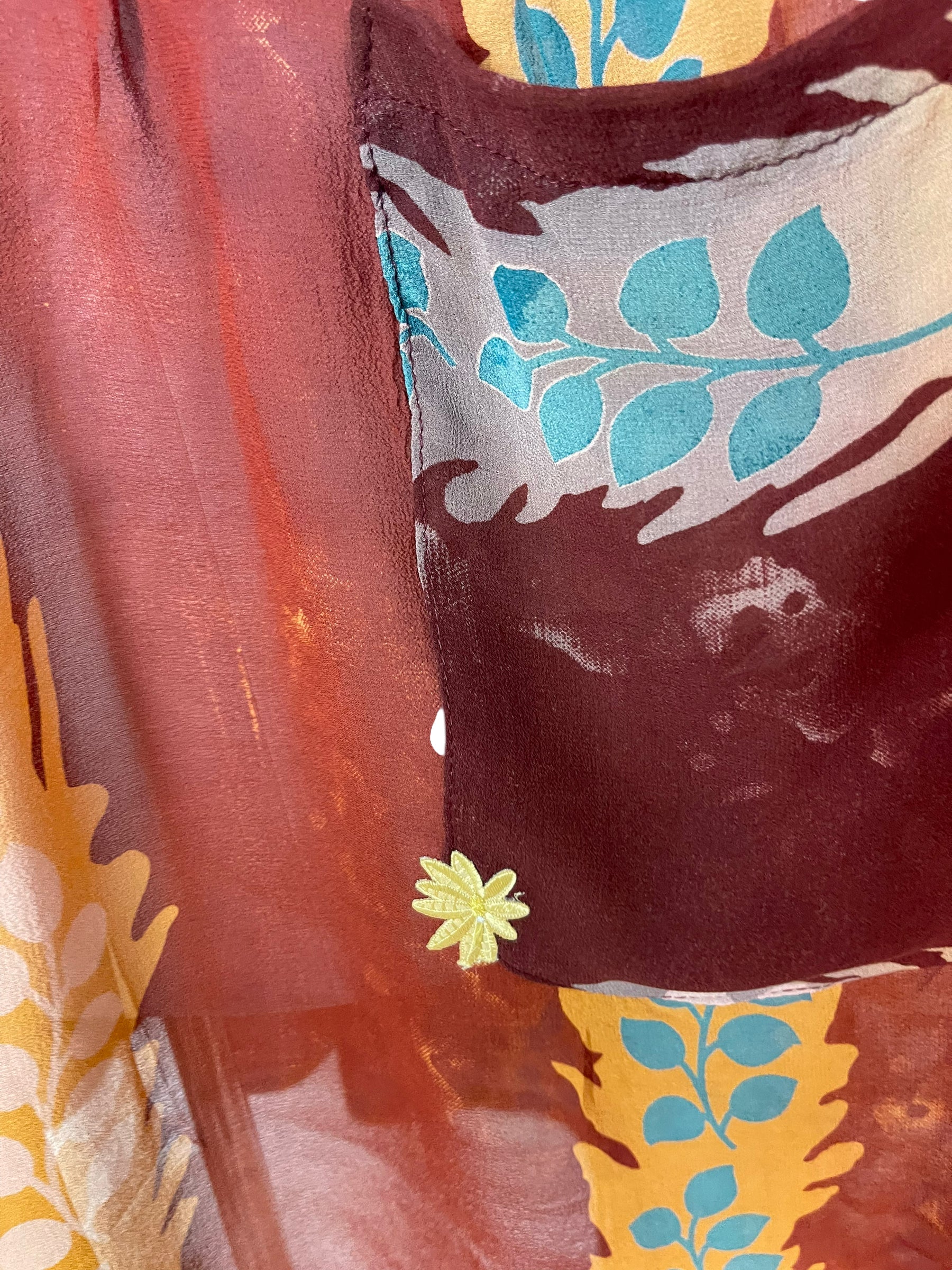 FINAL SALE PRG5900 Sheer Avatar Pure Silk Boxy Babydoll Dress