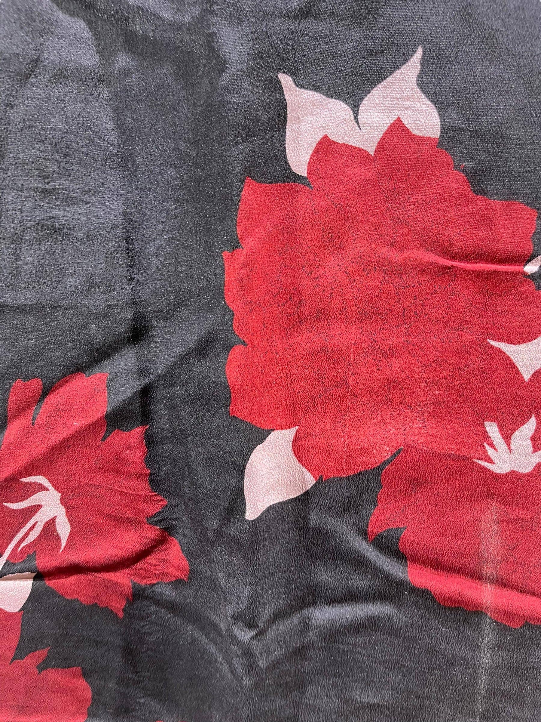 FINAL SALE PRC4368 Avatar Pure Silk LONGER SLEEVE Side Slit Top