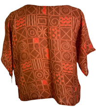Load image into Gallery viewer, PRC6089 Avatar Pure Silk Boxy Top
