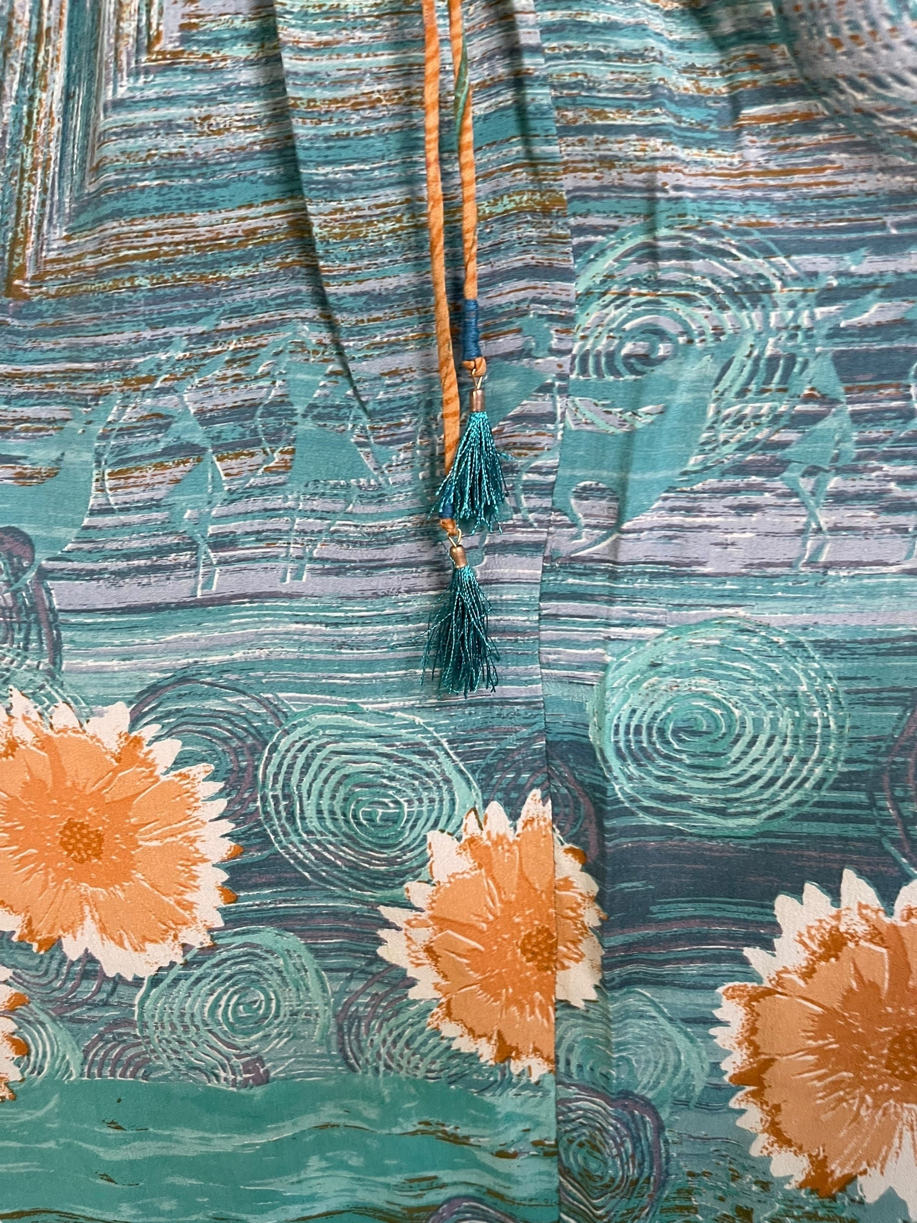 PRC6774 Avatar Pure Silk Maxi Kaftan