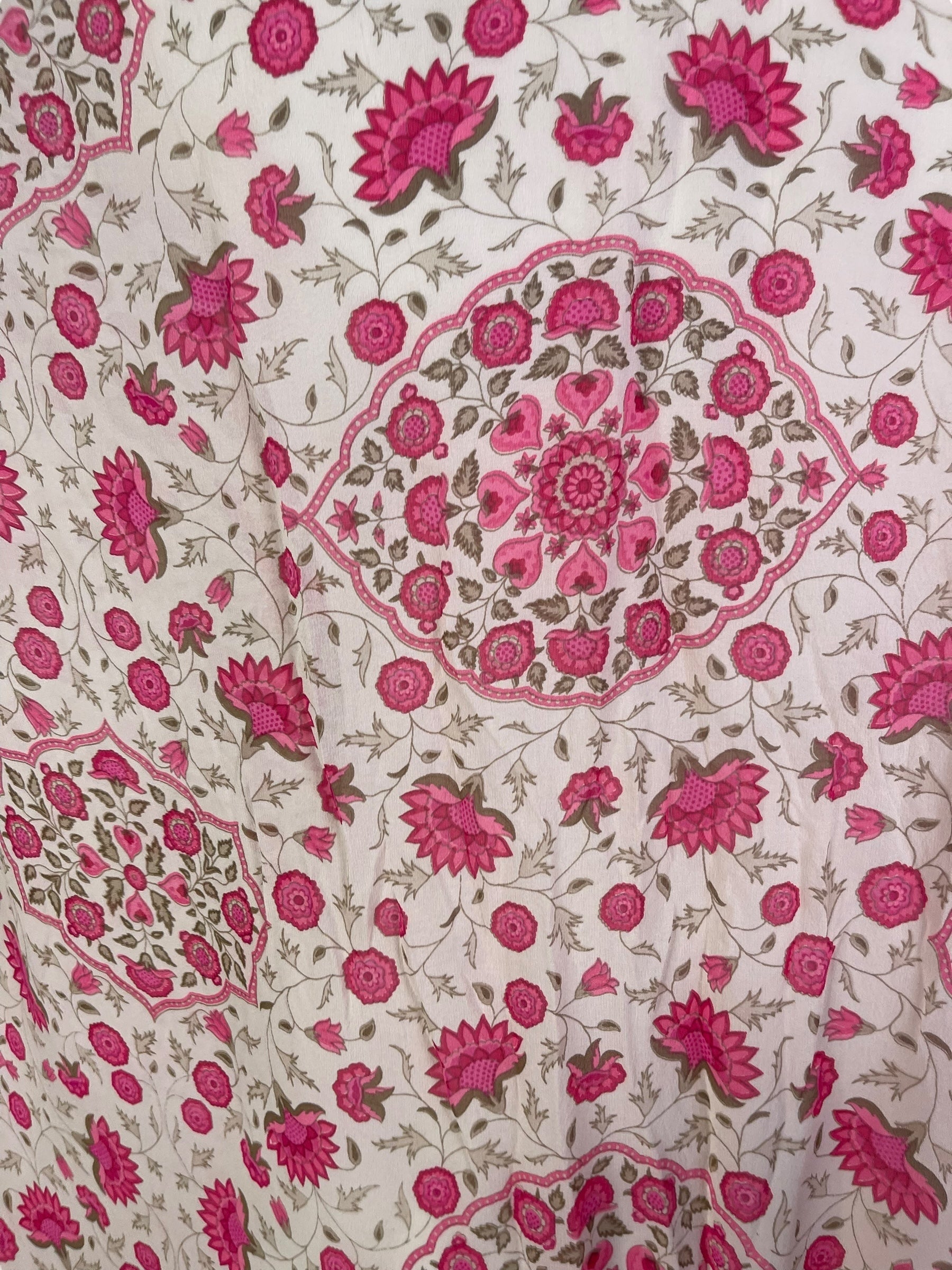 REVOLUTIONHER PRG6793 Sheer Avatar Pure Silk Maxi Kaftan