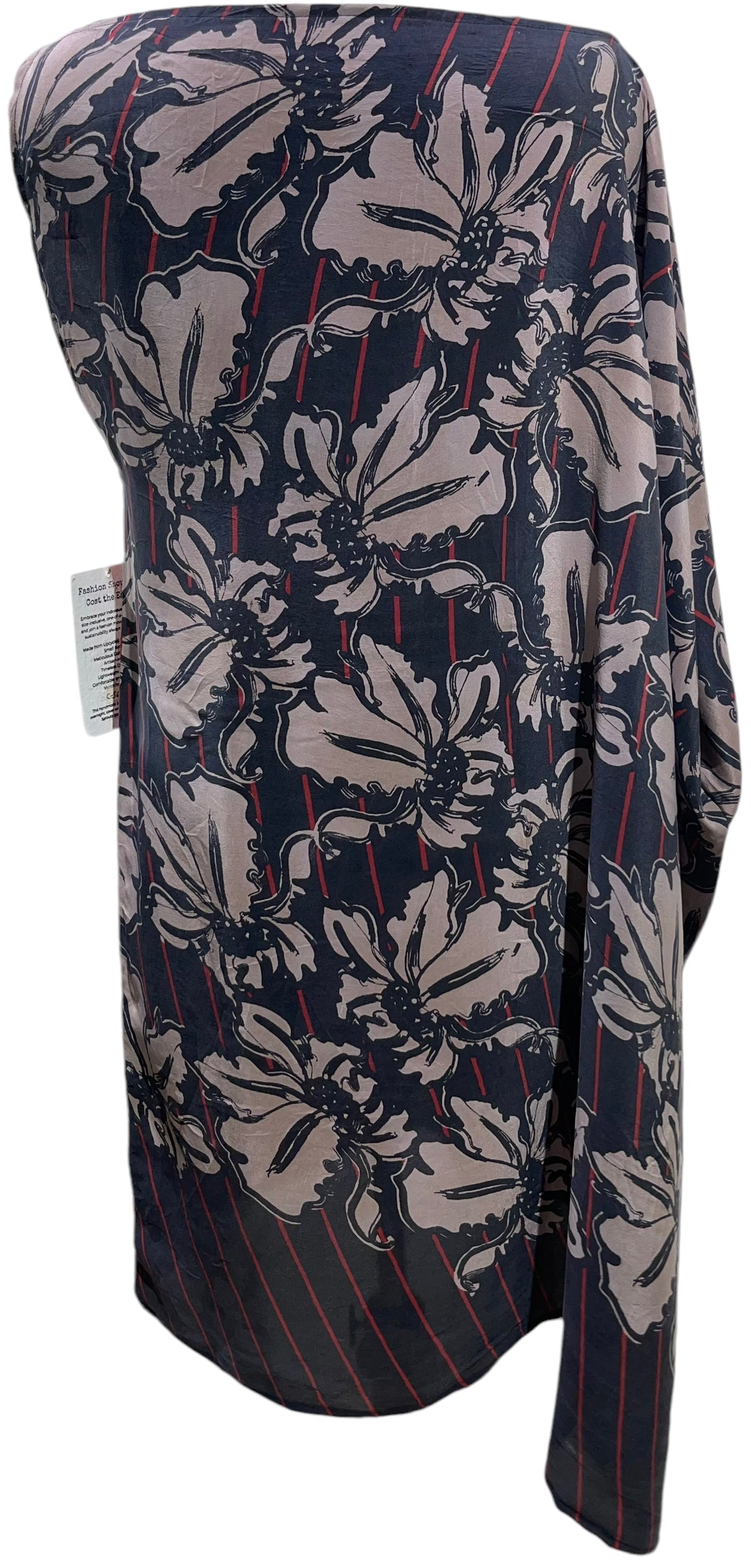 FINAL SALE PRC5655 Avatar Pure Silk One Shoulder Dress