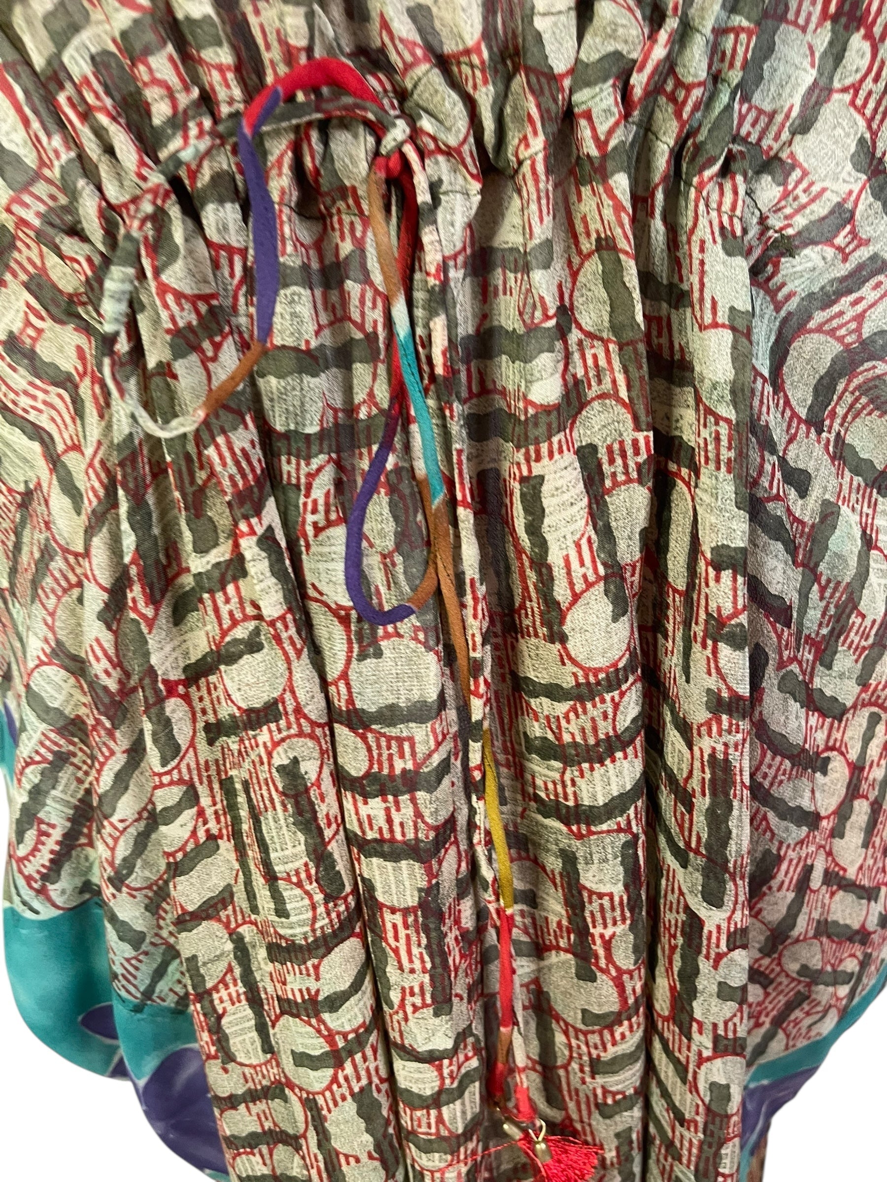 PRG6784 Sheer Avatar Pure Silk Maxi Kaftan