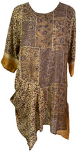 Load image into Gallery viewer, PRC6067 Avatar Pure Silk Self Pocket Tunic Dress
