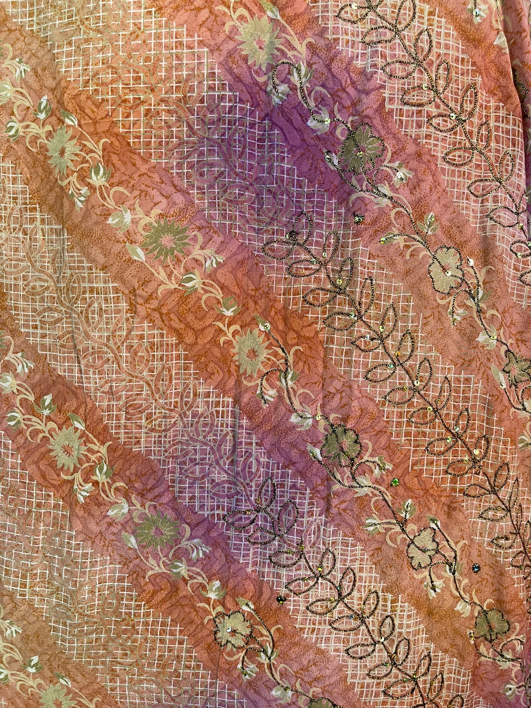 PRC6401 Avatar Pure Silk Maxi Kaftan