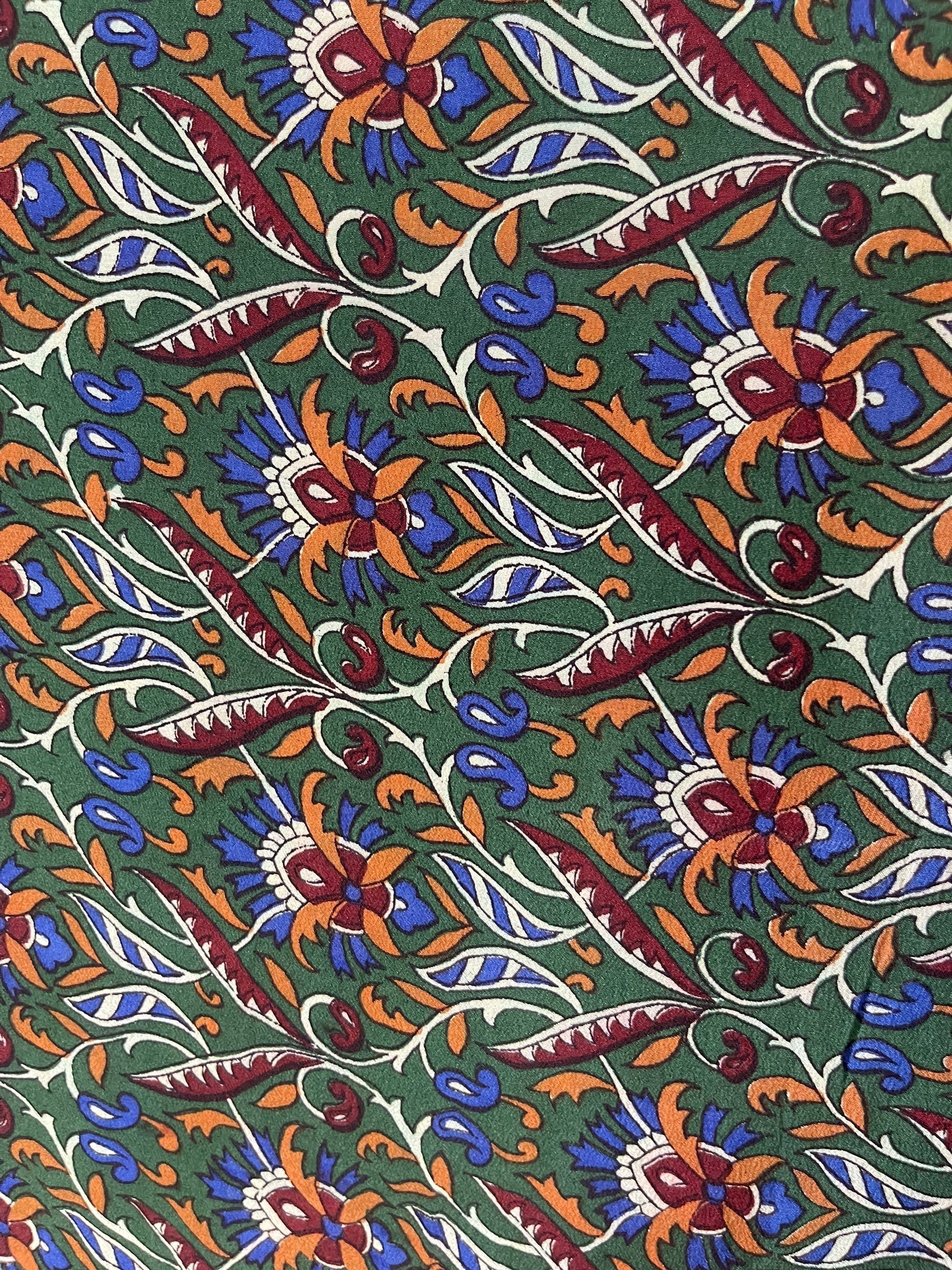 PRC7156 Avatar Pure Silk Short Kaftan Tunic without Slits