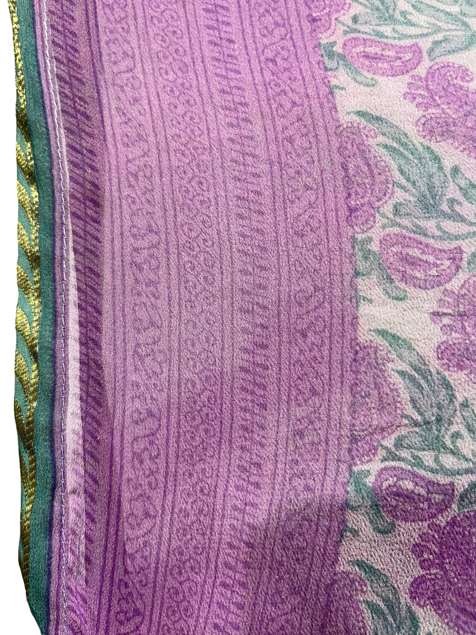 FINAL SALE PRG2058 Gabela Bushshrike Sheer Avatar Pure Silk Long Tunic with Side Ties