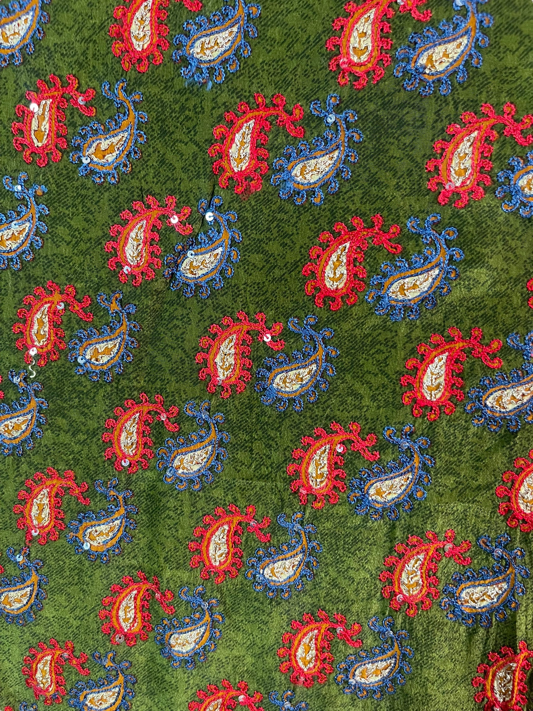 FINAL SALE PRC6119 Avatar Pure Silk Midi Length Kaftan