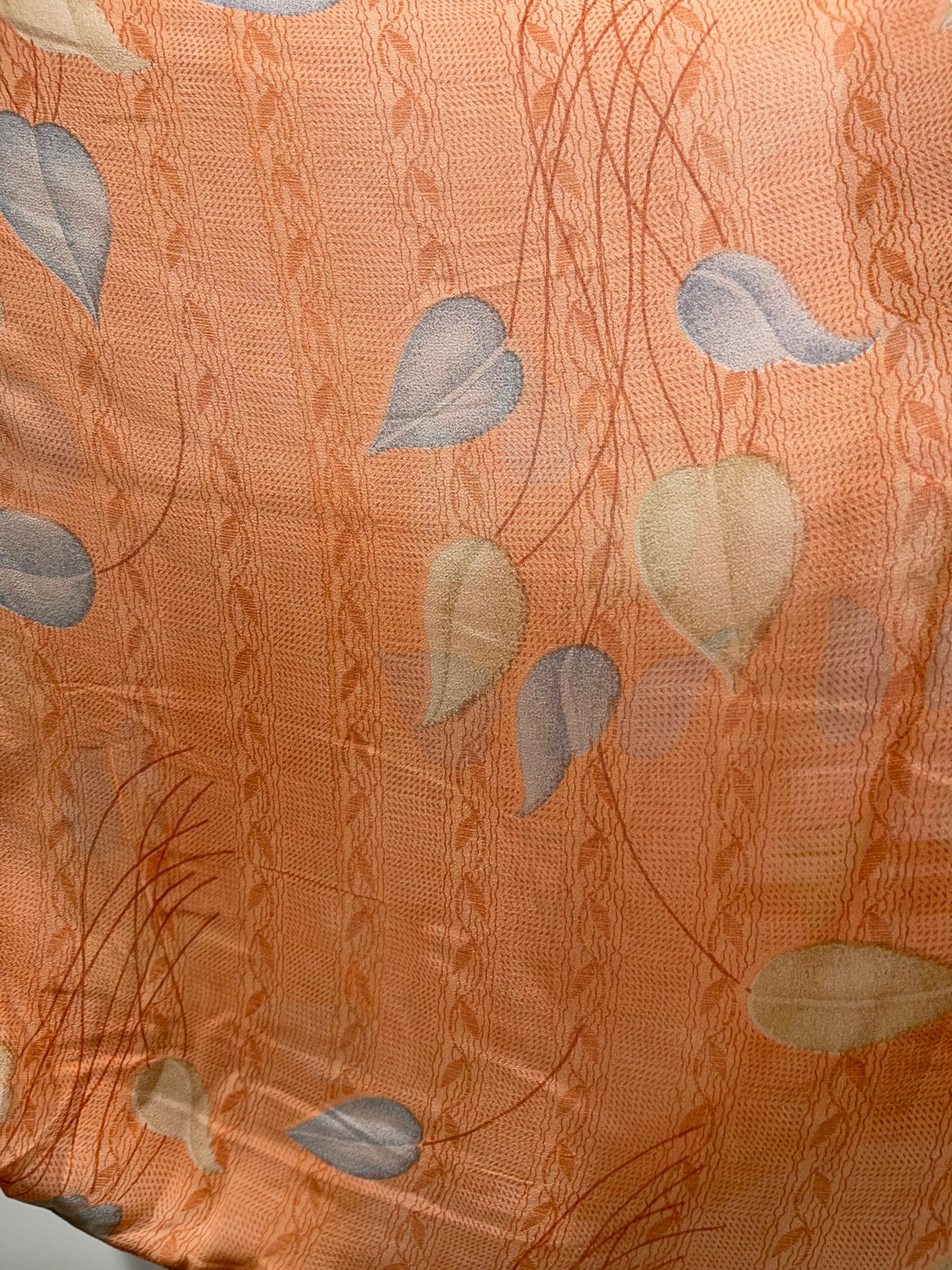 FINAL SALE PRG4949  Sheer Avatar Pure Silk Kimono-Sleeved Top