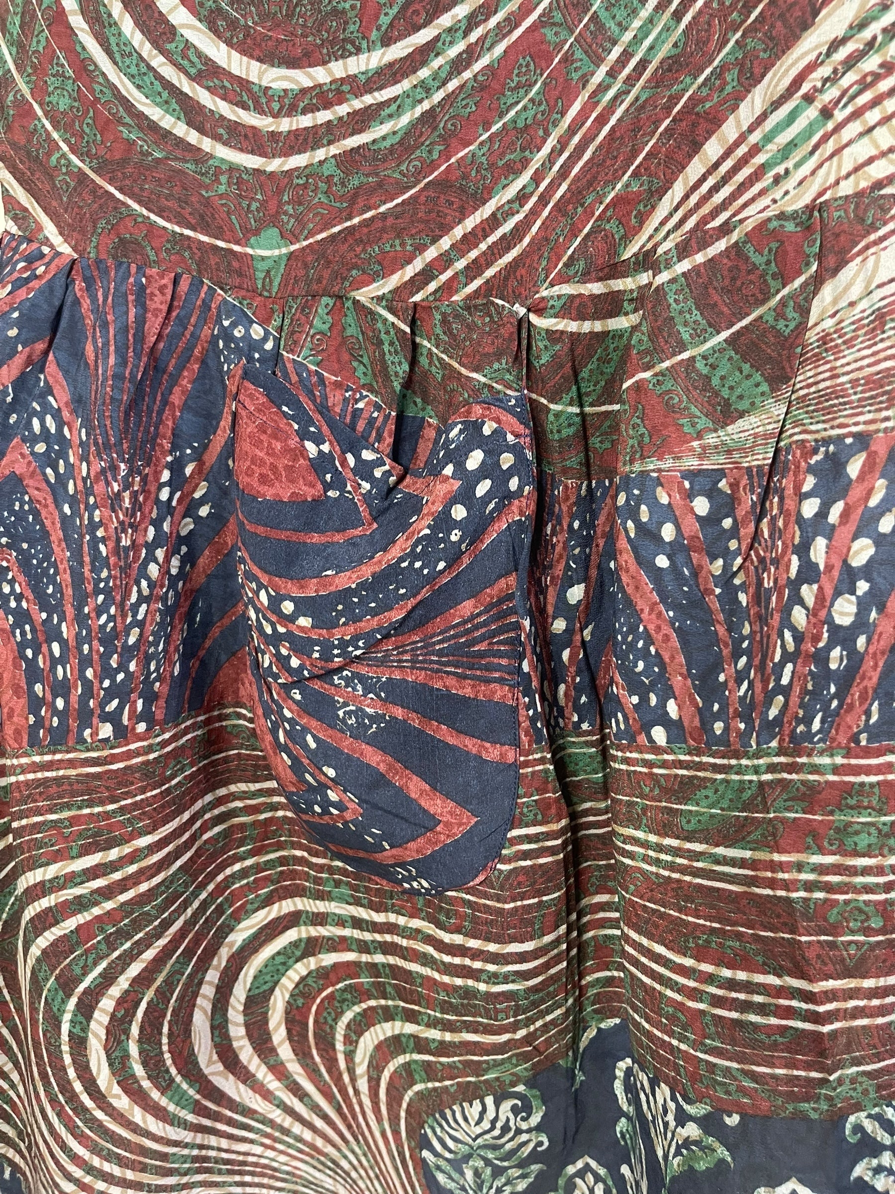 PRC6750 Avatar Pure Silk Boxy Babydoll Dress