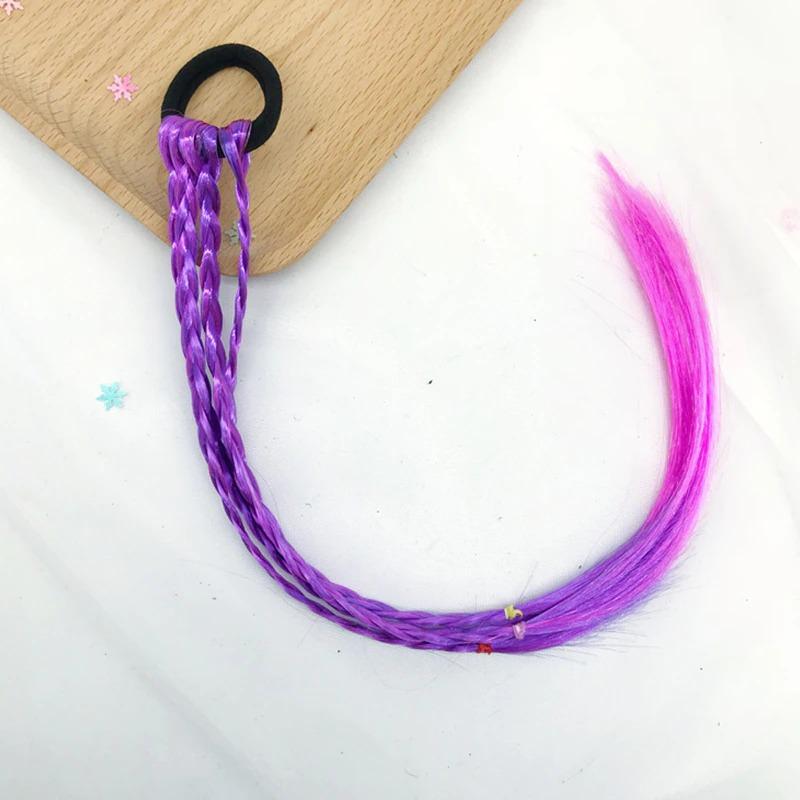 Kids' Colorful Hair Bands Assorted Fiber Nylon Rubber 44cm