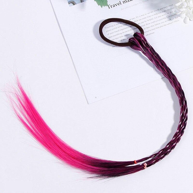 Kids' Colorful Hair Bands Assorted Fiber Nylon Rubber 44cm