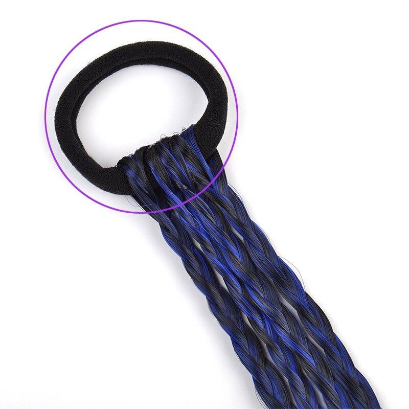 Kids' Colorful Hair Bands Assorted Fiber Nylon Rubber 44cm