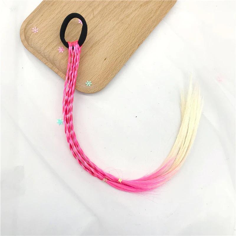 Kids' Colorful Hair Bands Assorted Fiber Nylon Rubber 44cm