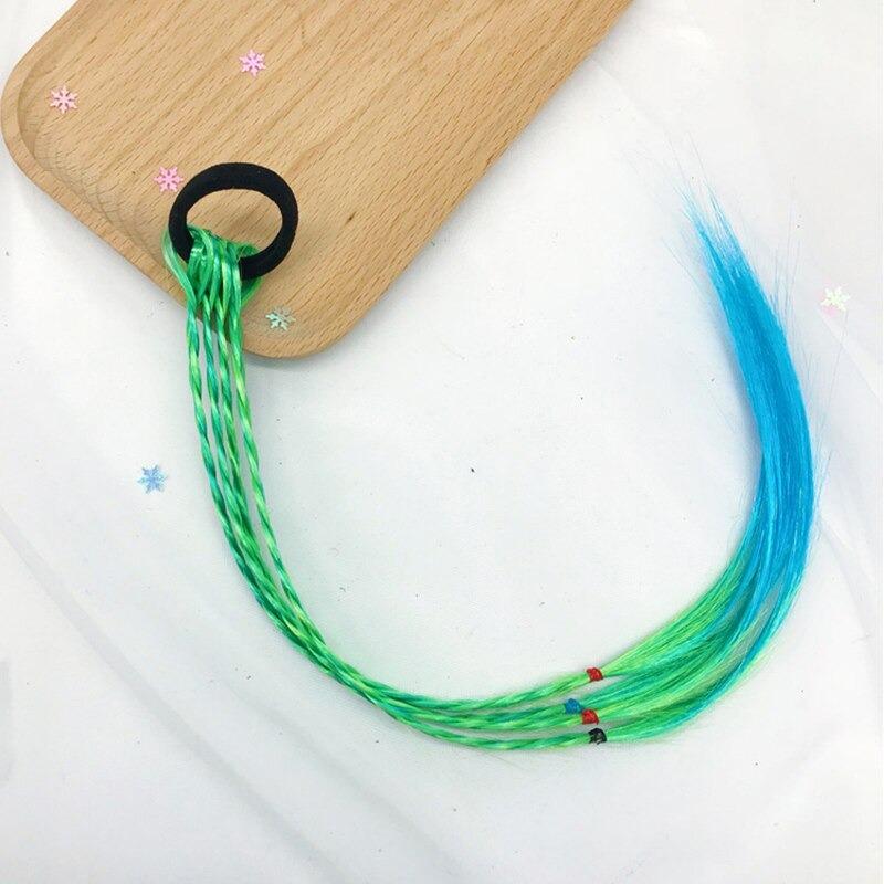 Kids' Colorful Hair Bands Assorted Fiber Nylon Rubber 44cm