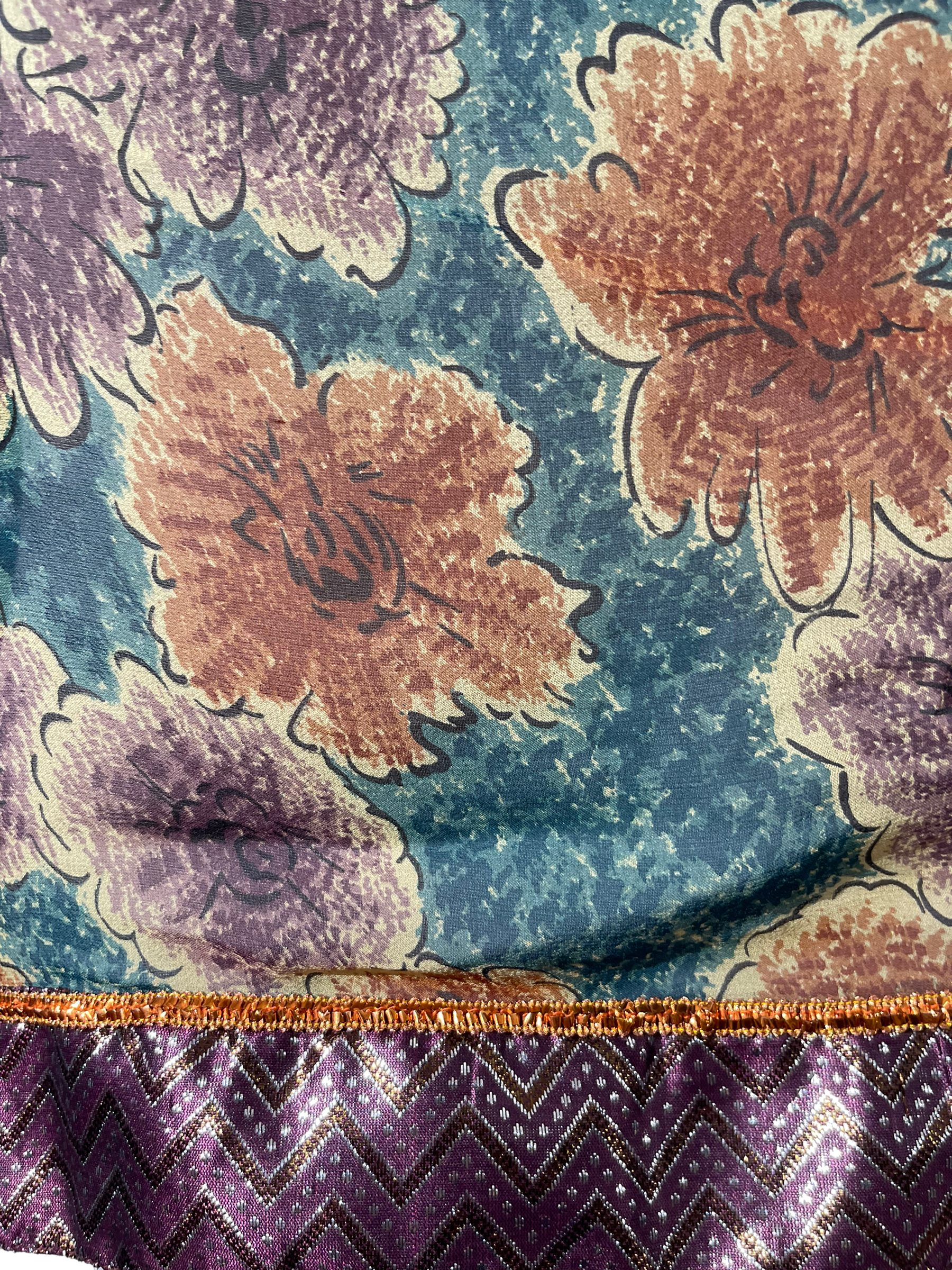 FINAL SALE PRG1268 Kate Bushy Sheer Avatar Pure Silk Boxy Top