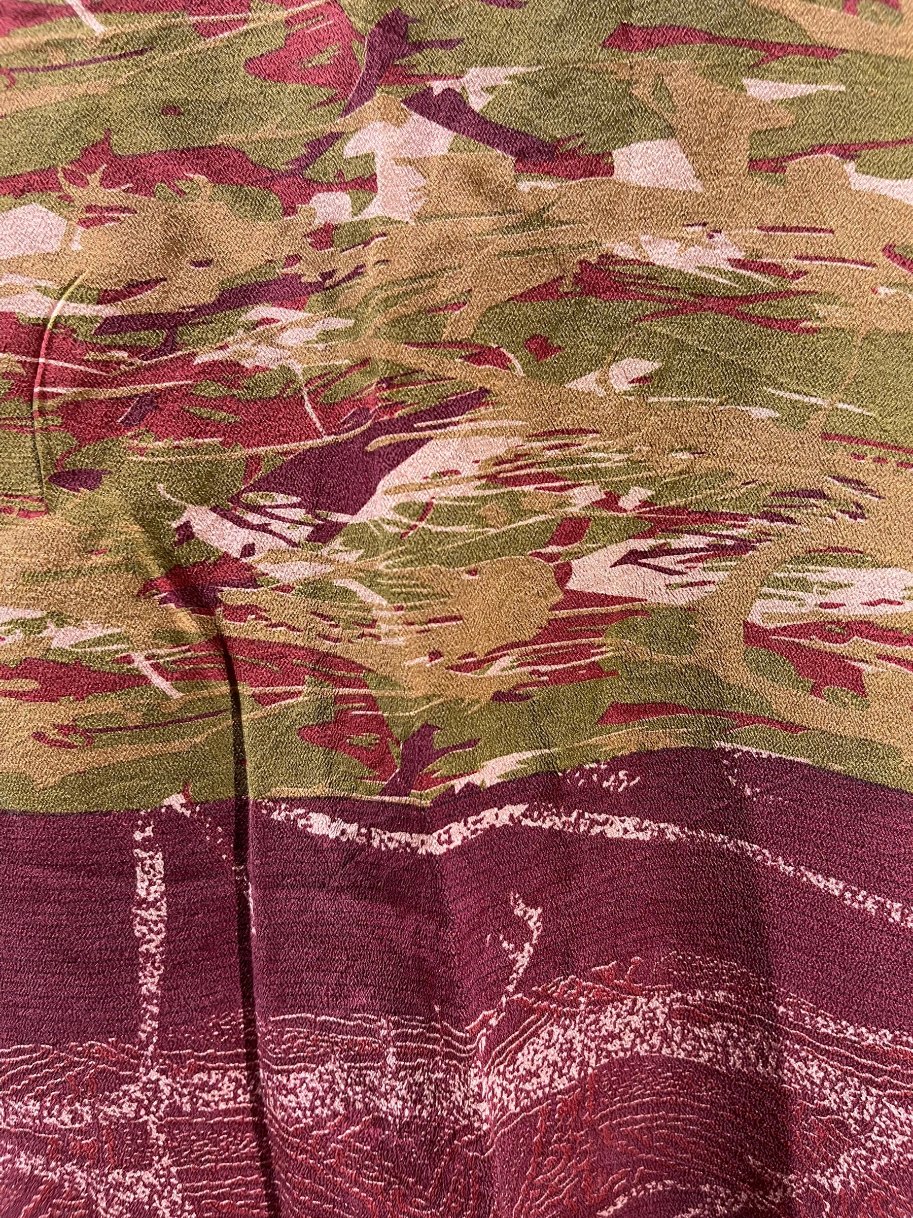 FINAL SALE PRC5360 Avatar Pure Silk Kimono-Sleeved Jacket with Belt