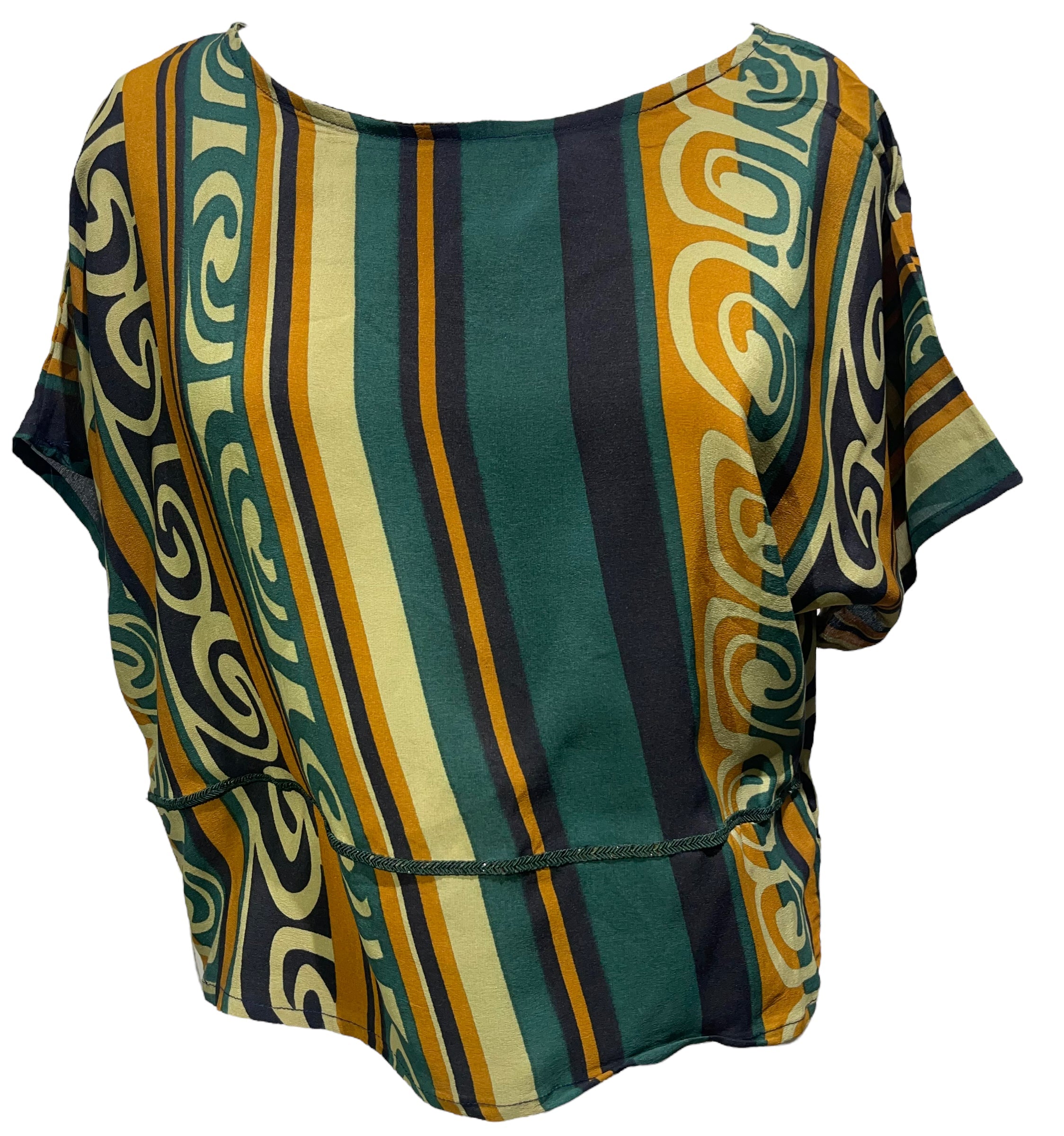 FINAL SALE PRC4224 Avatar Pure Silk Boxy Top