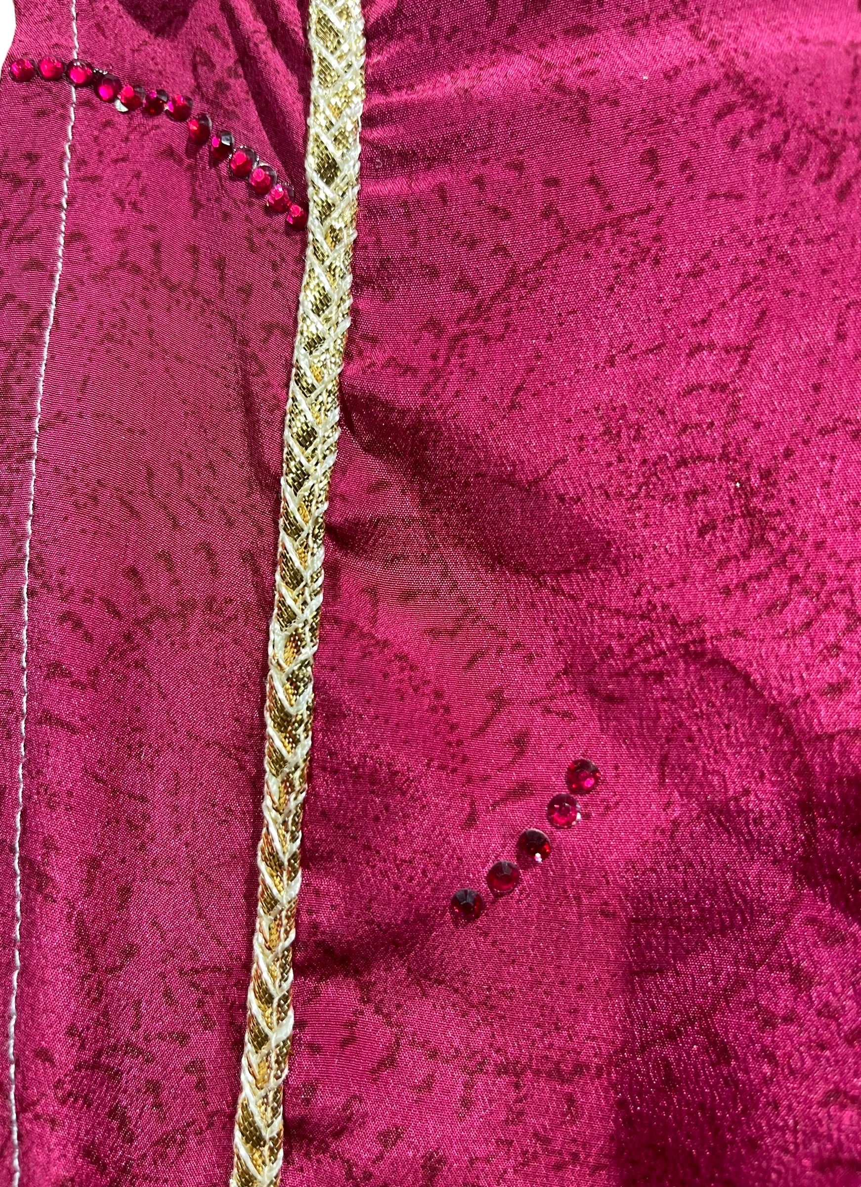 FINAL SALE PRC5119 Avatar Pure Silk Side Slit Top