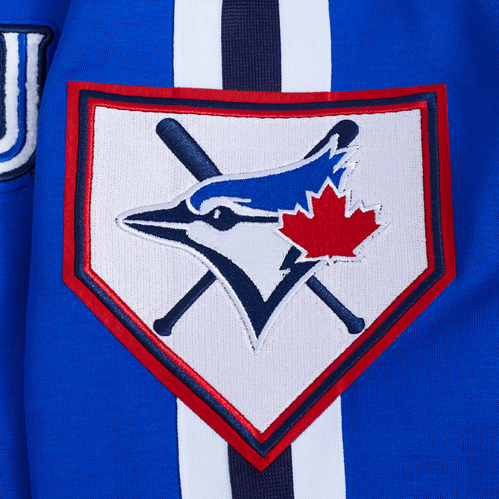 MLB TORONTO BLUE JACKETYS CURRENT LOGO PRO GAME DAY MEN'S DOUBLE KNIT JACKET LTJ6314808-RWN