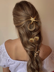 Laguna Gold Seashell Hair Clip – Waterproof, Hypoallergenic Hair Accessory