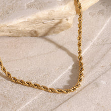 Load image into Gallery viewer, Layered Gold Necklace for Women - Triple Chain Design in Hypoallergenic Stainless Steel-Plated Jewelry
